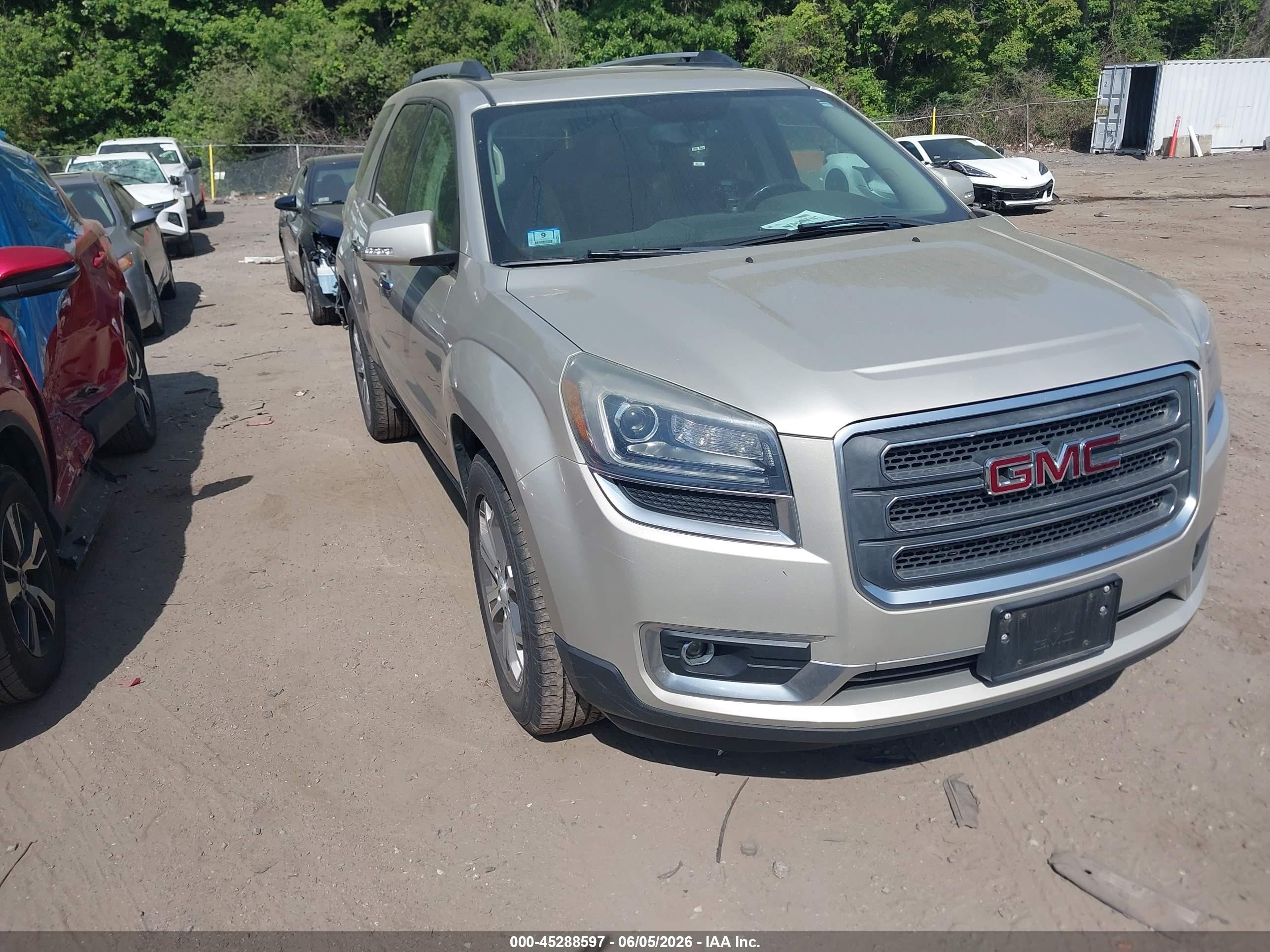 2013 Gmc Acadia Slt-1 Beige vin: 1GKKVRKD3DJ264168