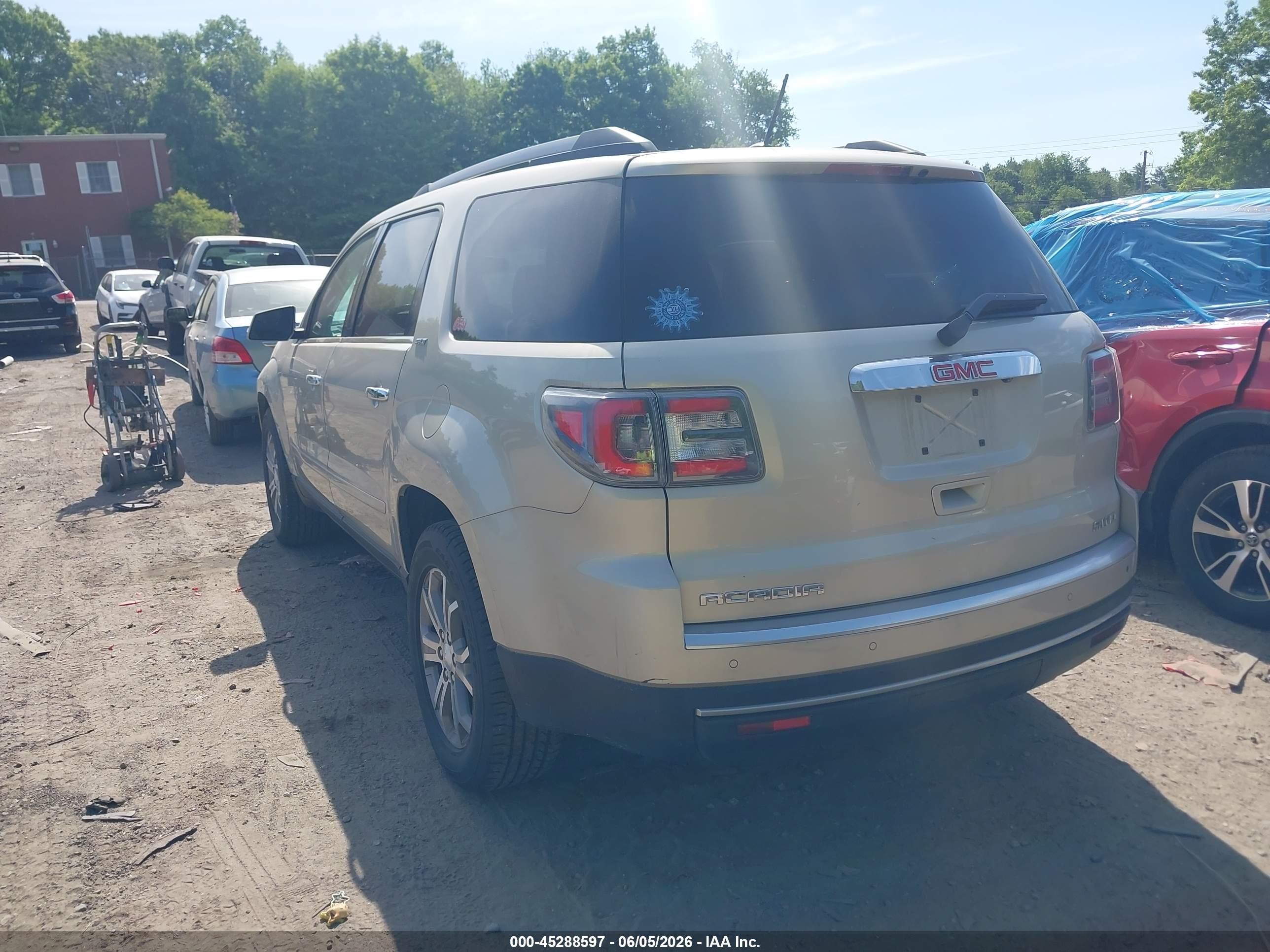 2013 Gmc Acadia Slt-1 Beige vin: 1GKKVRKD3DJ264168