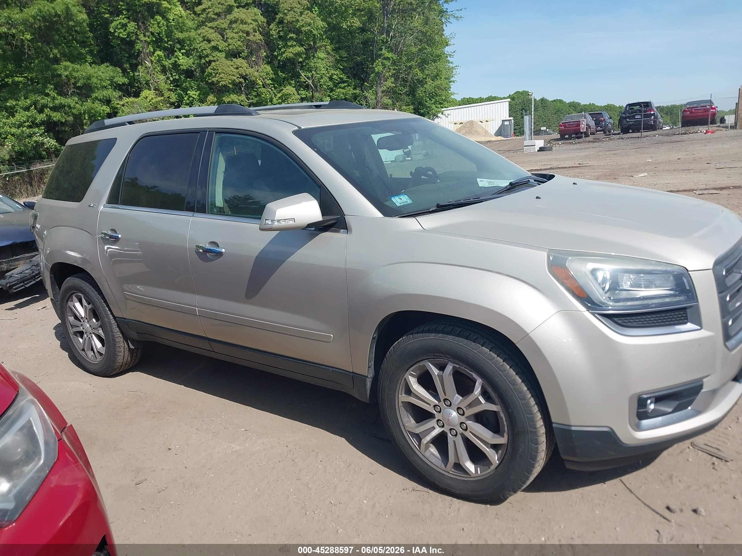 2013 Gmc Acadia Slt-1 Beige vin: 1GKKVRKD3DJ264168