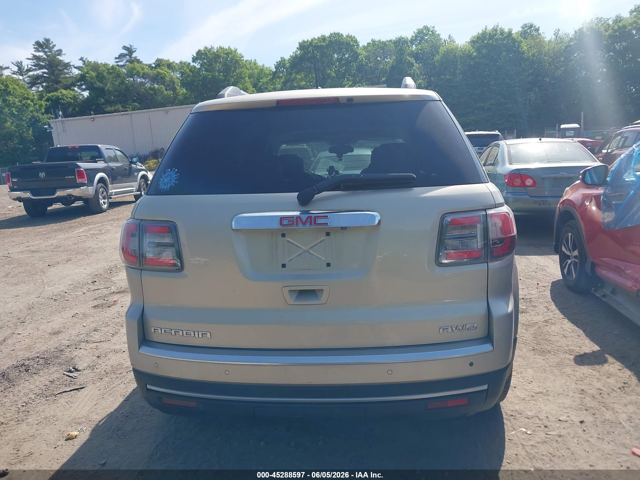 2013 Gmc Acadia Slt-1 Beige vin: 1GKKVRKD3DJ264168