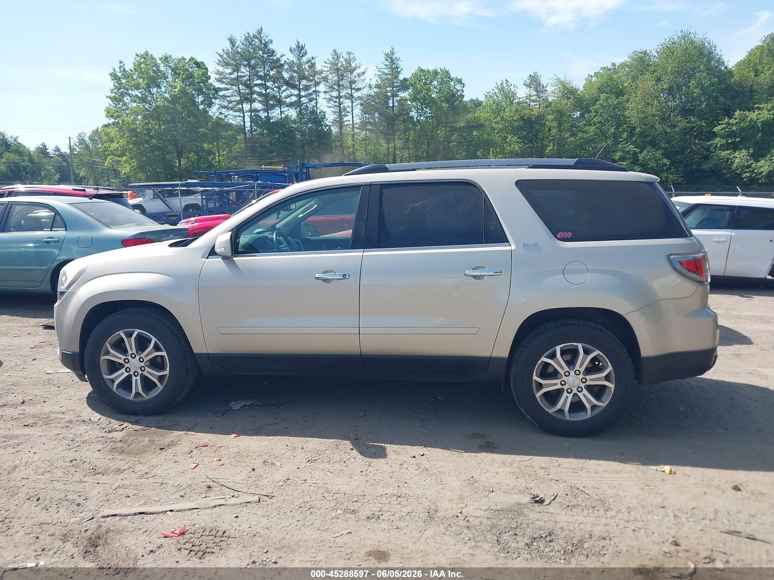 2013 Gmc Acadia Slt-1 Beige vin: 1GKKVRKD3DJ264168