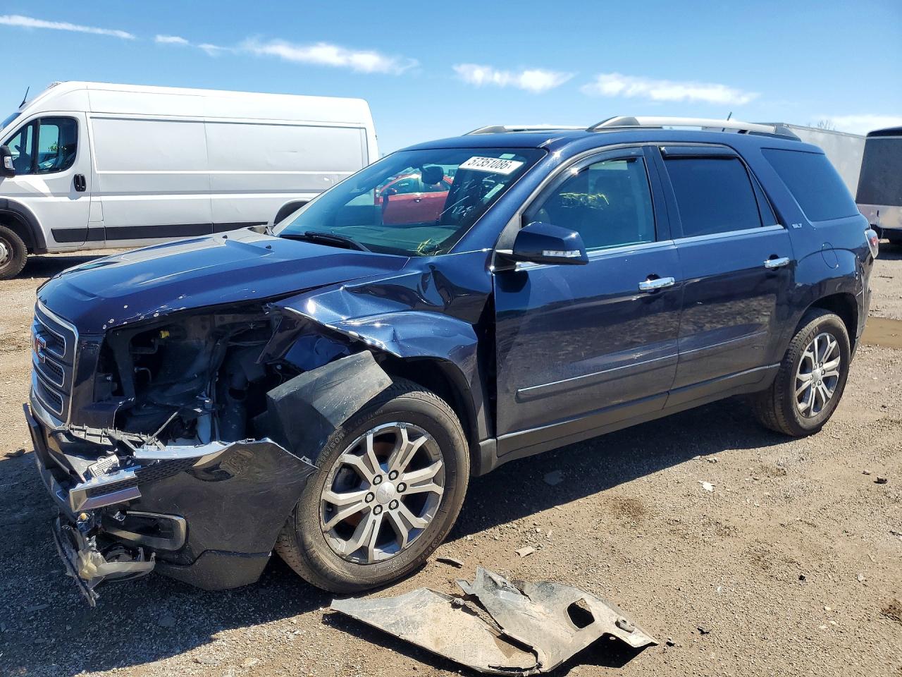 2015 Gmc Acadia Slt-1 Синий vin: 1GKKVRKD3FJ105556