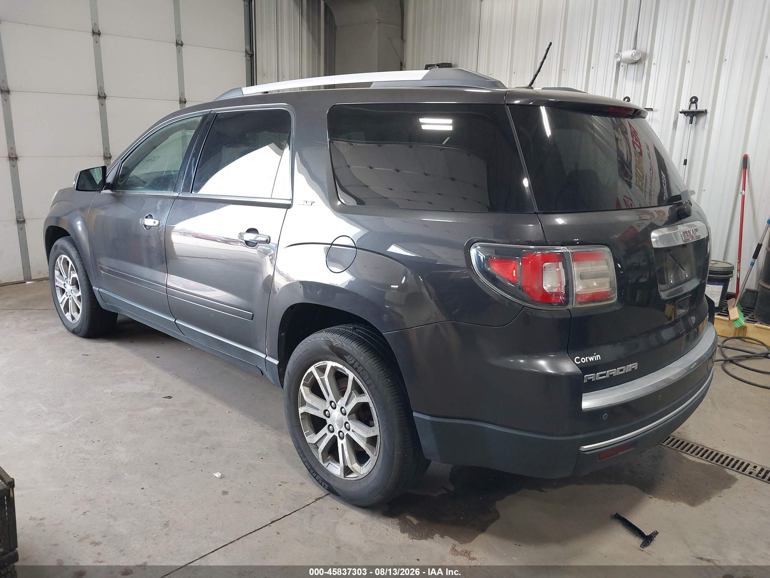 2015 Gmc Acadia Slt Gray vin: 1GKKVRKD3FJ291051