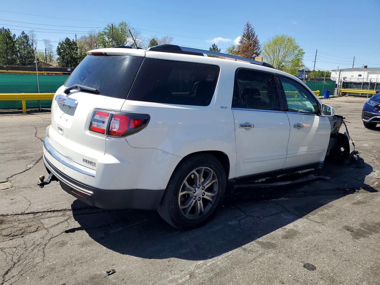 2015 Gmc Acadia Slt-1 White vin: 1GKKVRKD3FJ318412
