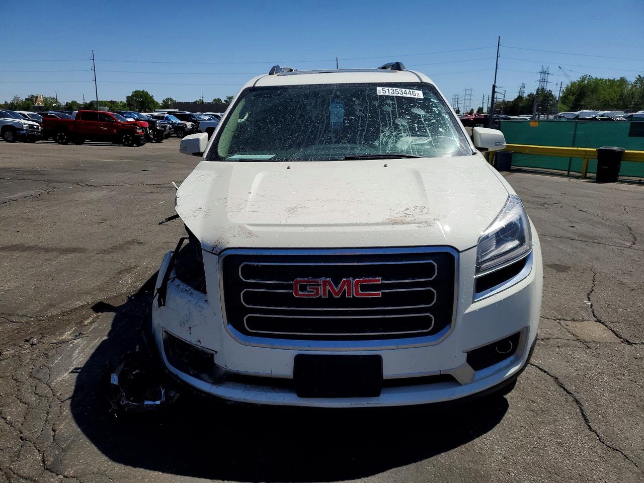 2015 Gmc Acadia Slt-1 White vin: 1GKKVRKD3FJ318412