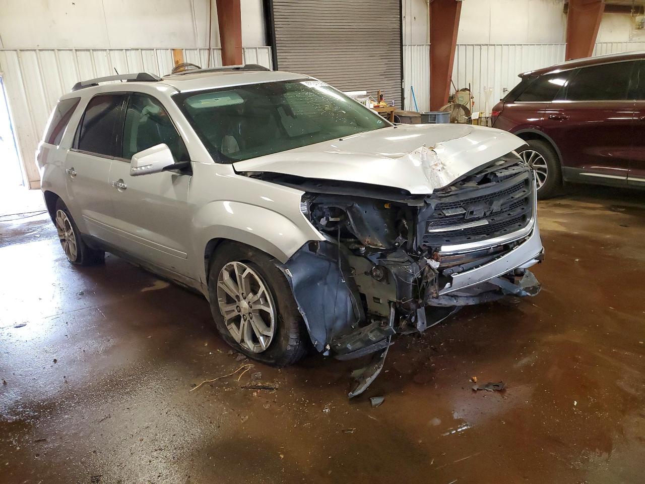 2015 Gmc Acadia Slt-1 Silver vin: 1GKKVRKD3FJ355430