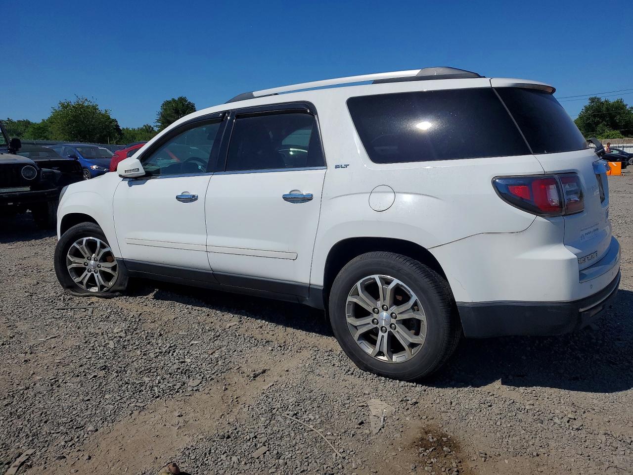2016 Gmc Acadia Slt-1 White vin: 1GKKVRKD3GJ179755