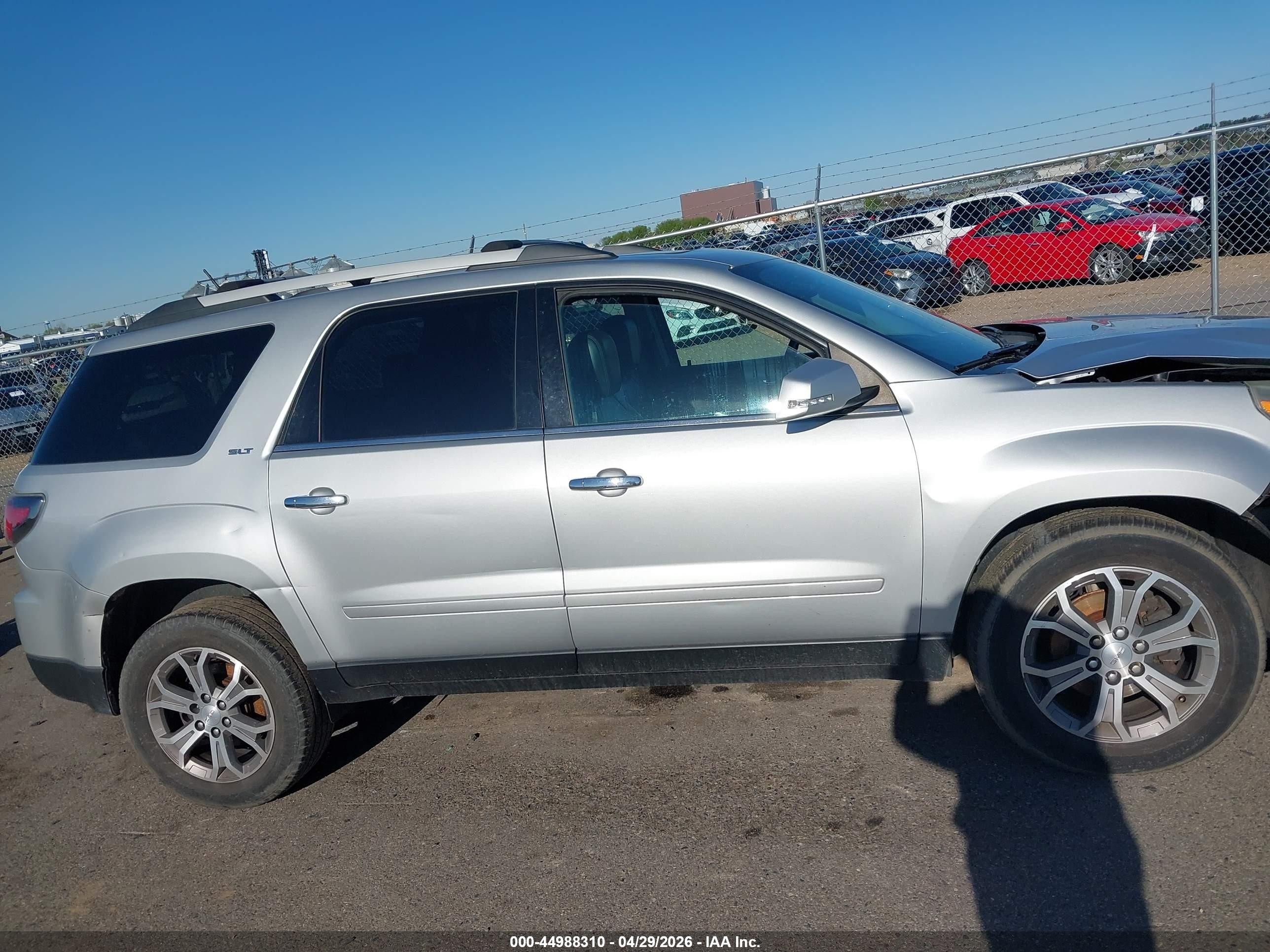 2013 Gmc Acadia Slt-1 Серебряный vin: 1GKKVRKD4DJ189089
