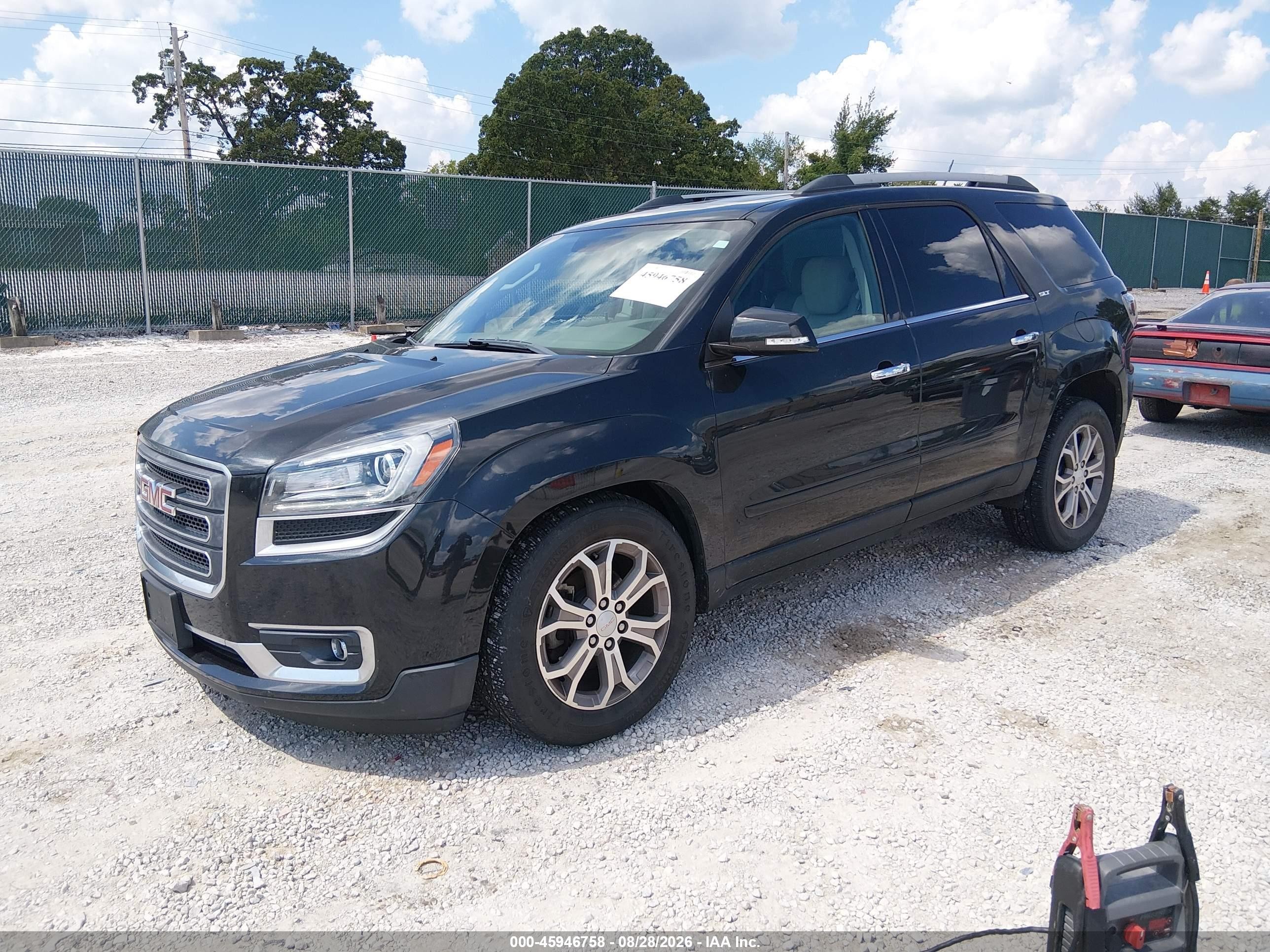 2013 Gmc Acadia Slt-1 Black vin: 1GKKVRKD4DJ239036