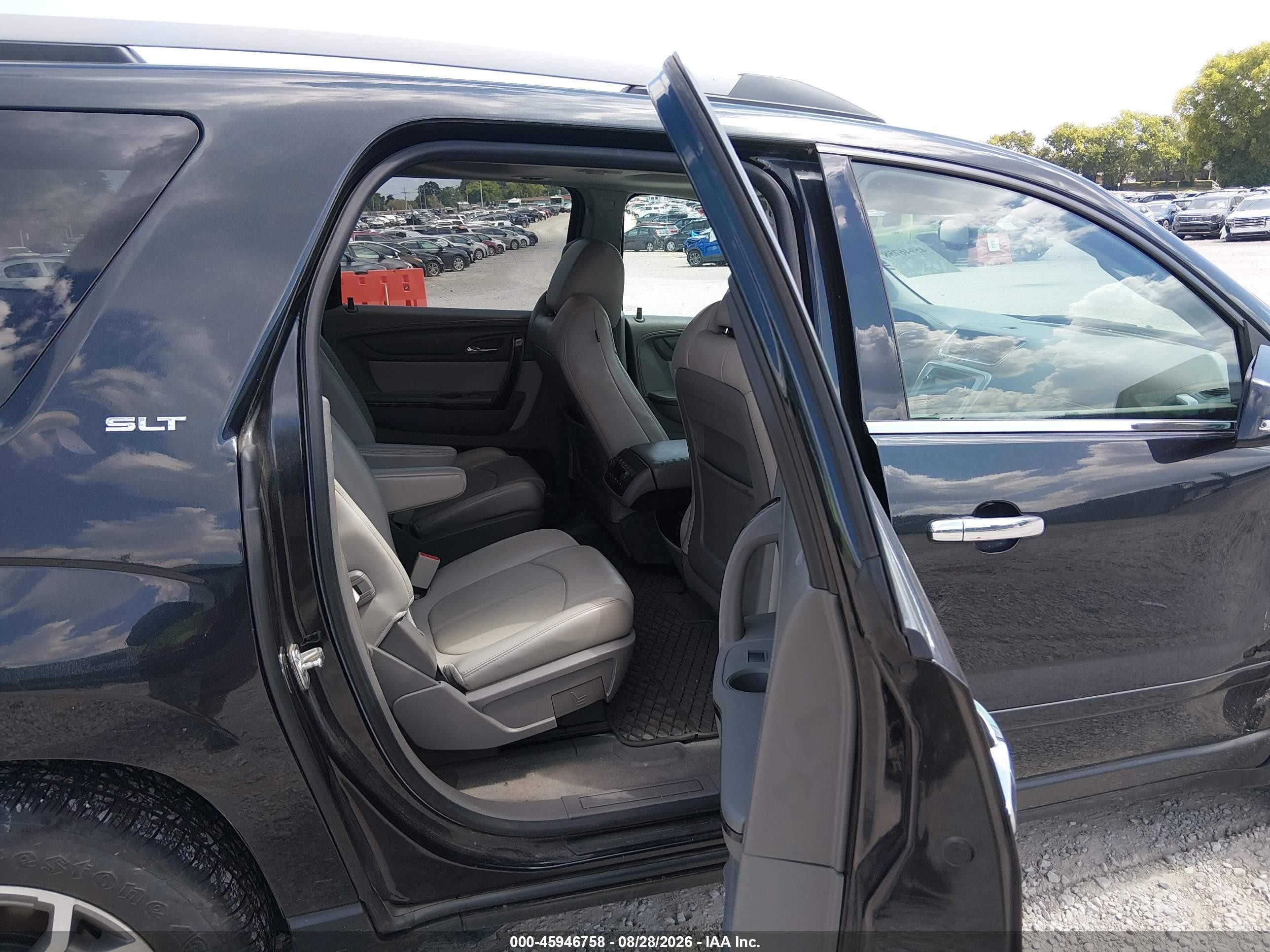 2013 Gmc Acadia Slt-1 Black vin: 1GKKVRKD4DJ239036