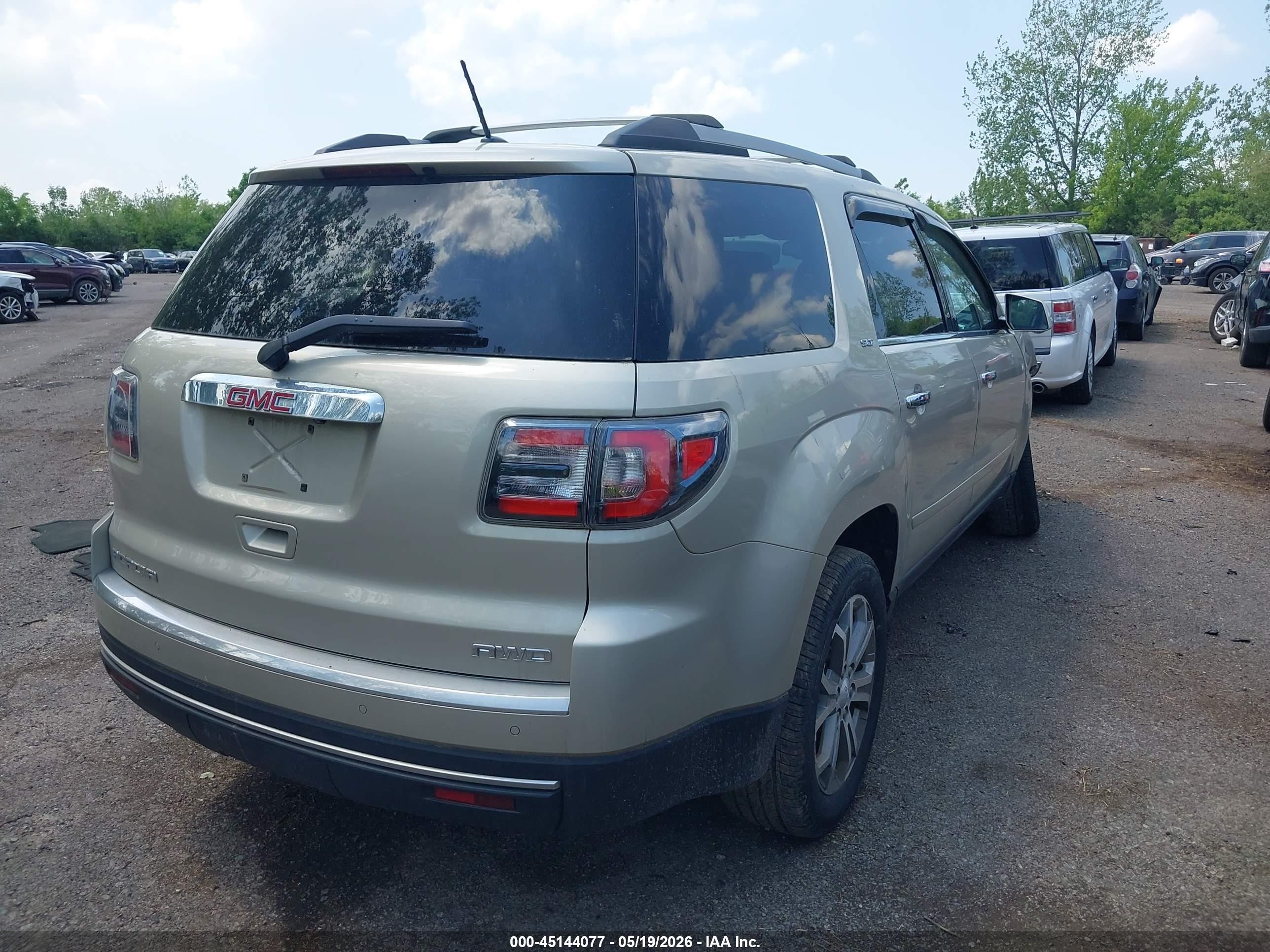 2013 Gmc Acadia Slt-1 Champagne vin: 1GKKVRKD4DJ246469