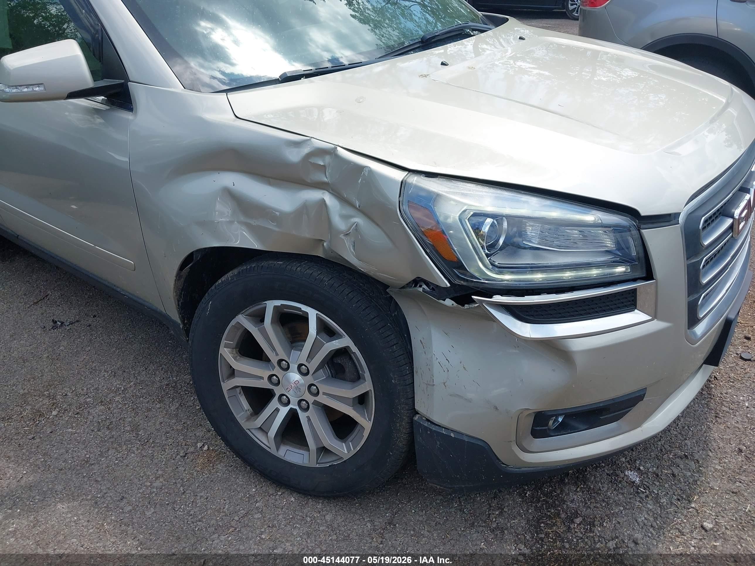 2013 Gmc Acadia Slt-1 Champagne vin: 1GKKVRKD4DJ246469