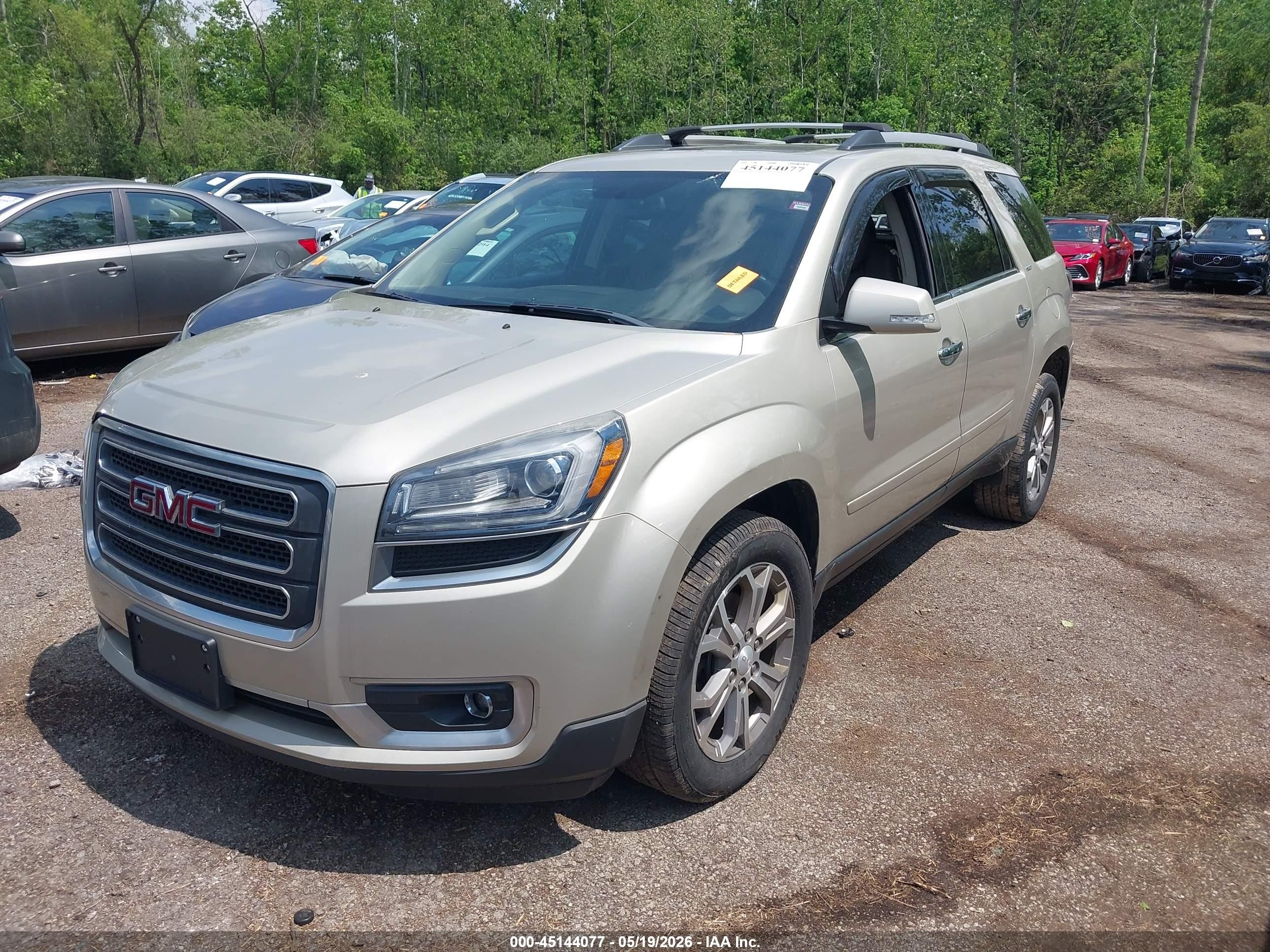 2013 Gmc Acadia Slt-1 Champagne vin: 1GKKVRKD4DJ246469