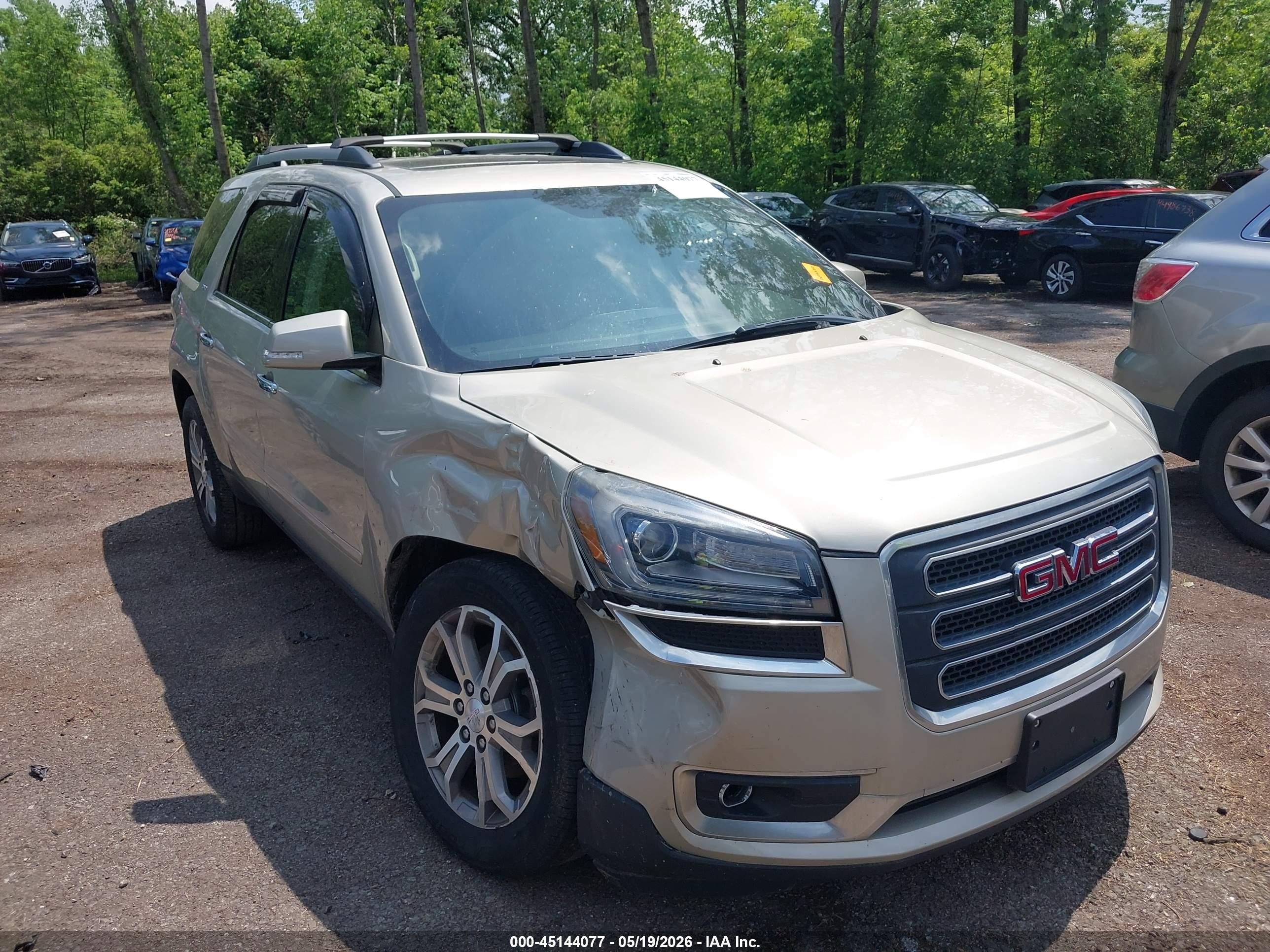 2013 Gmc Acadia Slt-1 Champagne vin: 1GKKVRKD4DJ246469