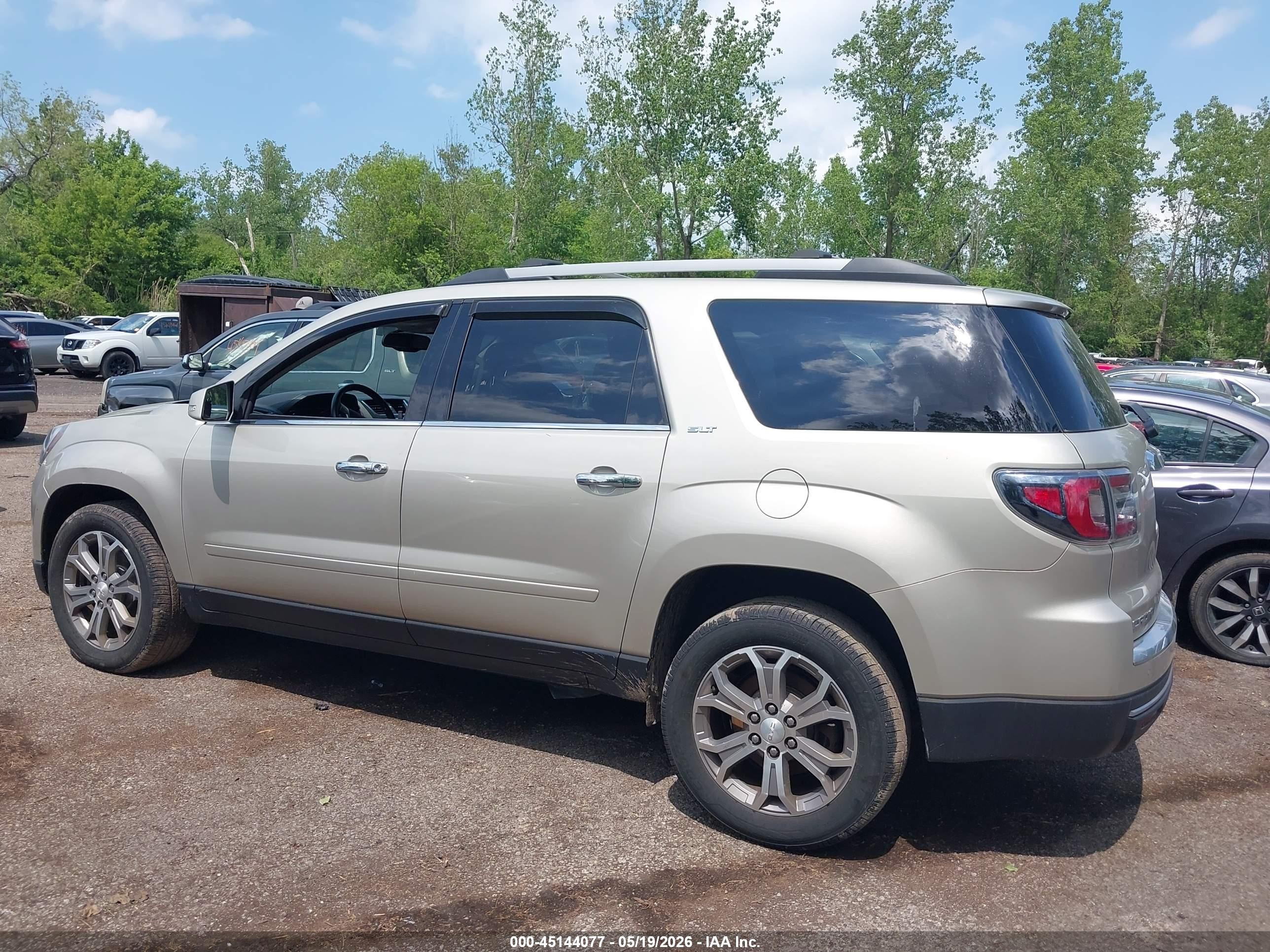 2013 Gmc Acadia Slt-1 Champagne vin: 1GKKVRKD4DJ246469