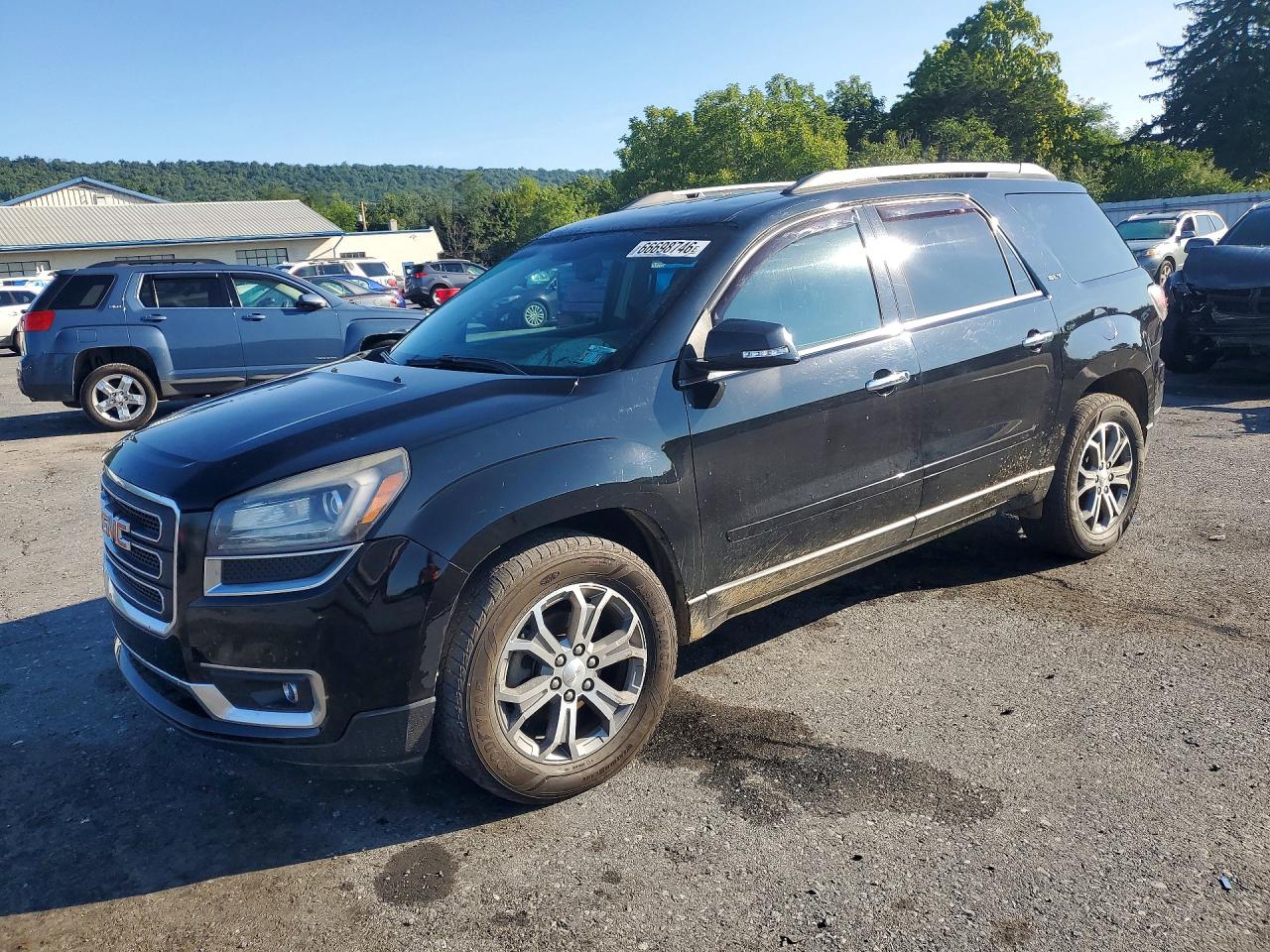 2014 Gmc Acadia Slt-1 Black vin: 1GKKVRKD4EJ209584