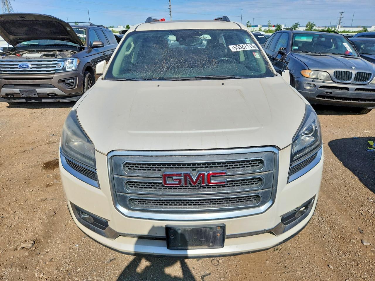 2014 Gmc Acadia Slt-1 White vin: 1GKKVRKD4EJ233450