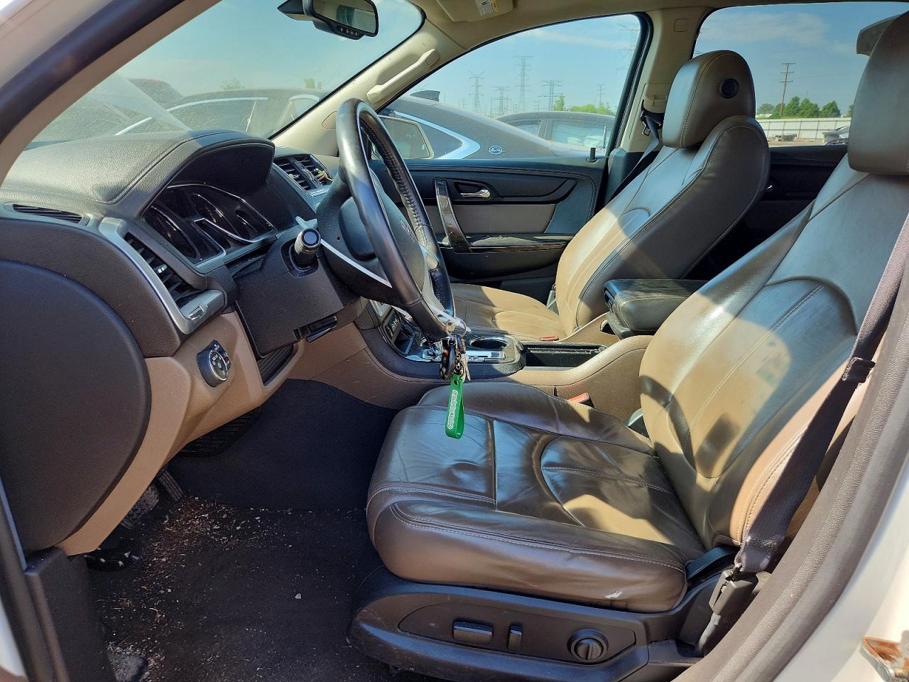 2014 Gmc Acadia Slt-1 White vin: 1GKKVRKD4EJ233450