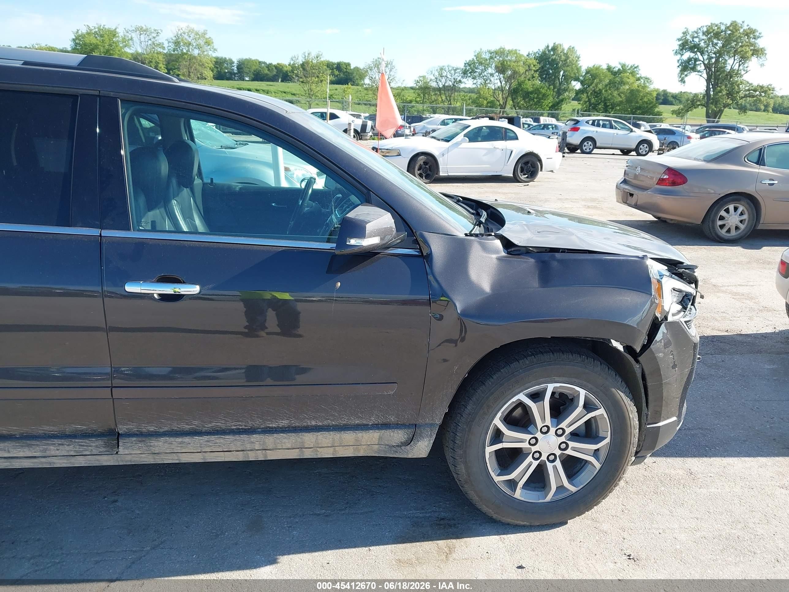 2014 Gmc Acadia Slt-1 Brown vin: 1GKKVRKD4EJ278646