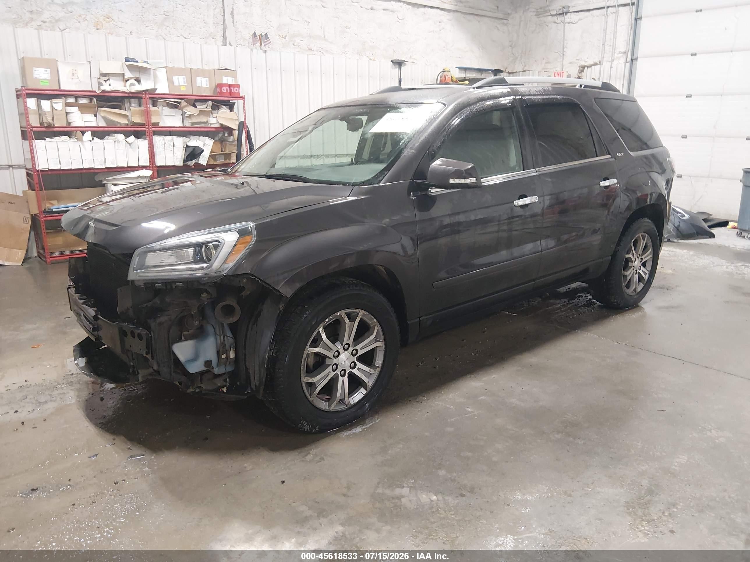 2014 Gmc Acadia Slt-1 Gray vin: 1GKKVRKD4EJ313265