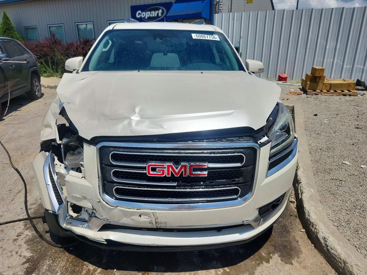 2014 Gmc Acadia Slt-1 White vin: 1GKKVRKD4EJ341020