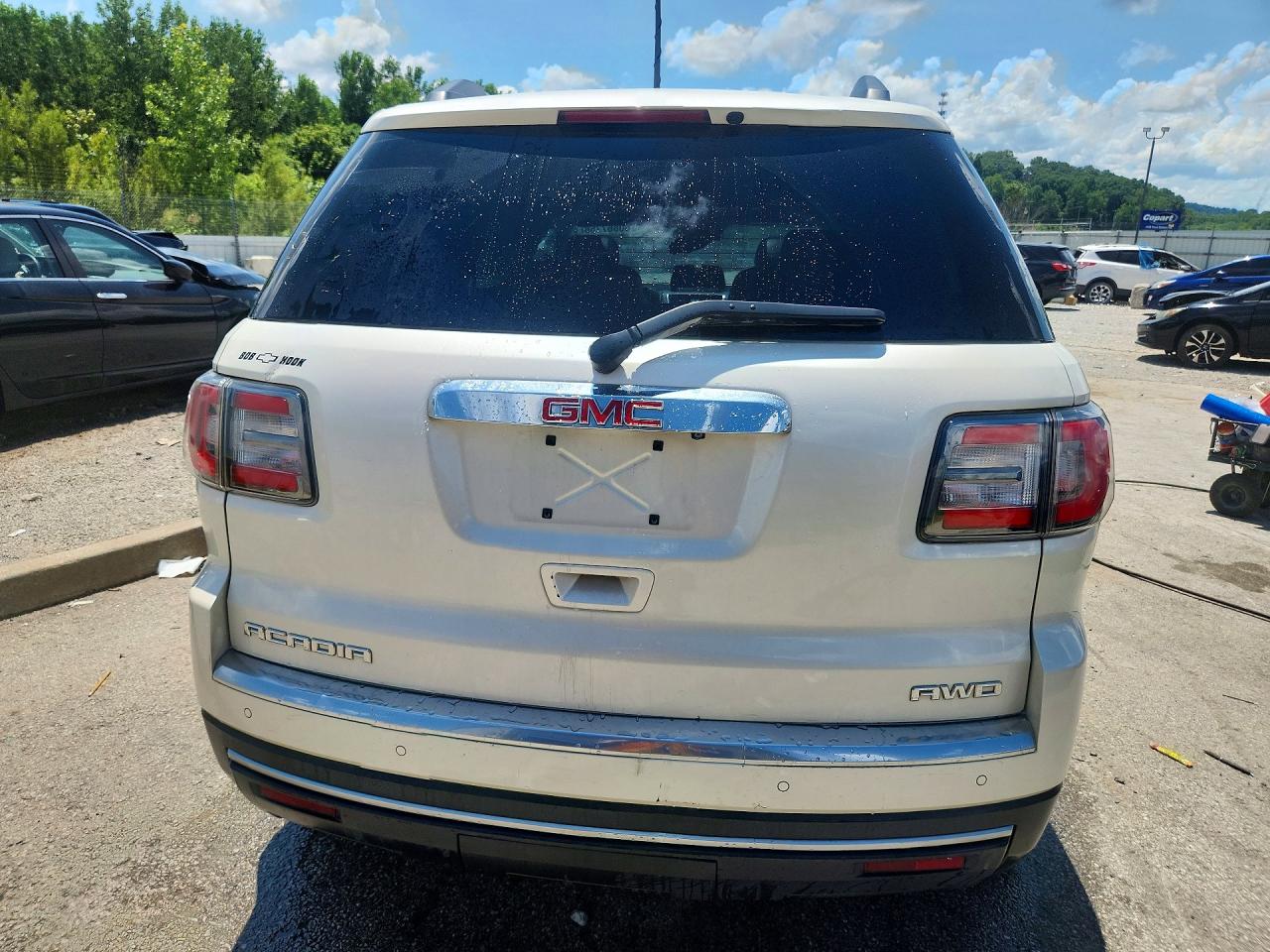 2014 Gmc Acadia Slt-1 White vin: 1GKKVRKD4EJ341020