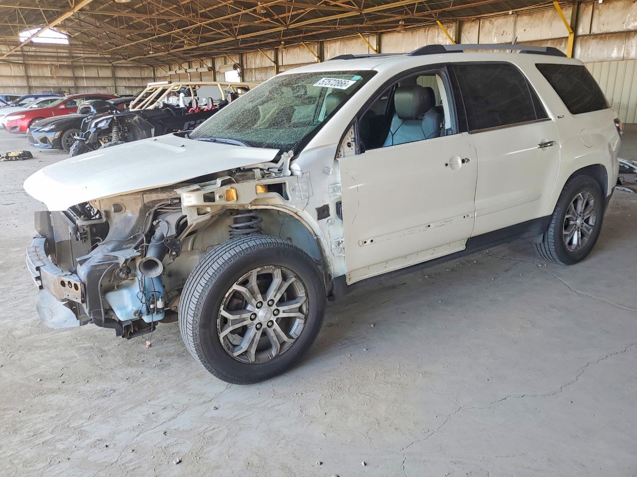 2014 Gmc Acadia Slt-1 White vin: 1GKKVRKD4EJ350302