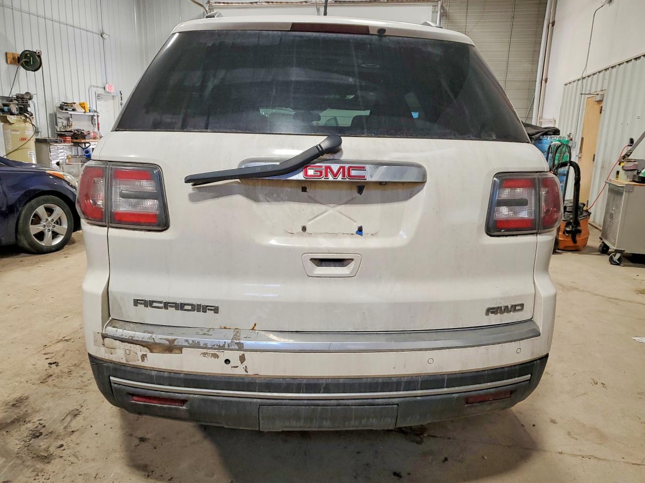 2014 Gmc Acadia Slt-1 White vin: 1GKKVRKD4EJ362031