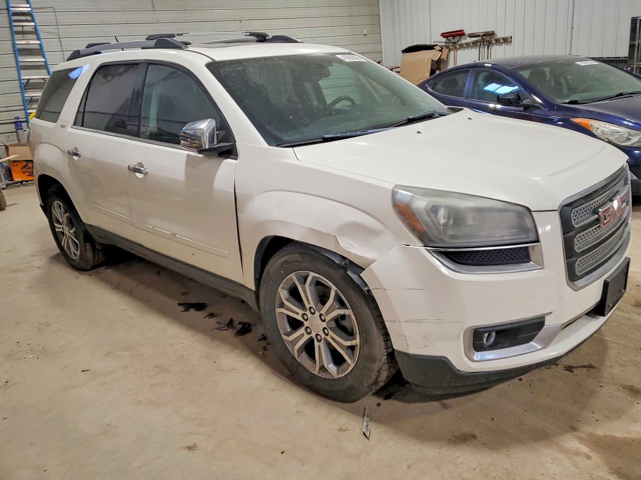 2014 Gmc Acadia Slt-1 White vin: 1GKKVRKD4EJ362031