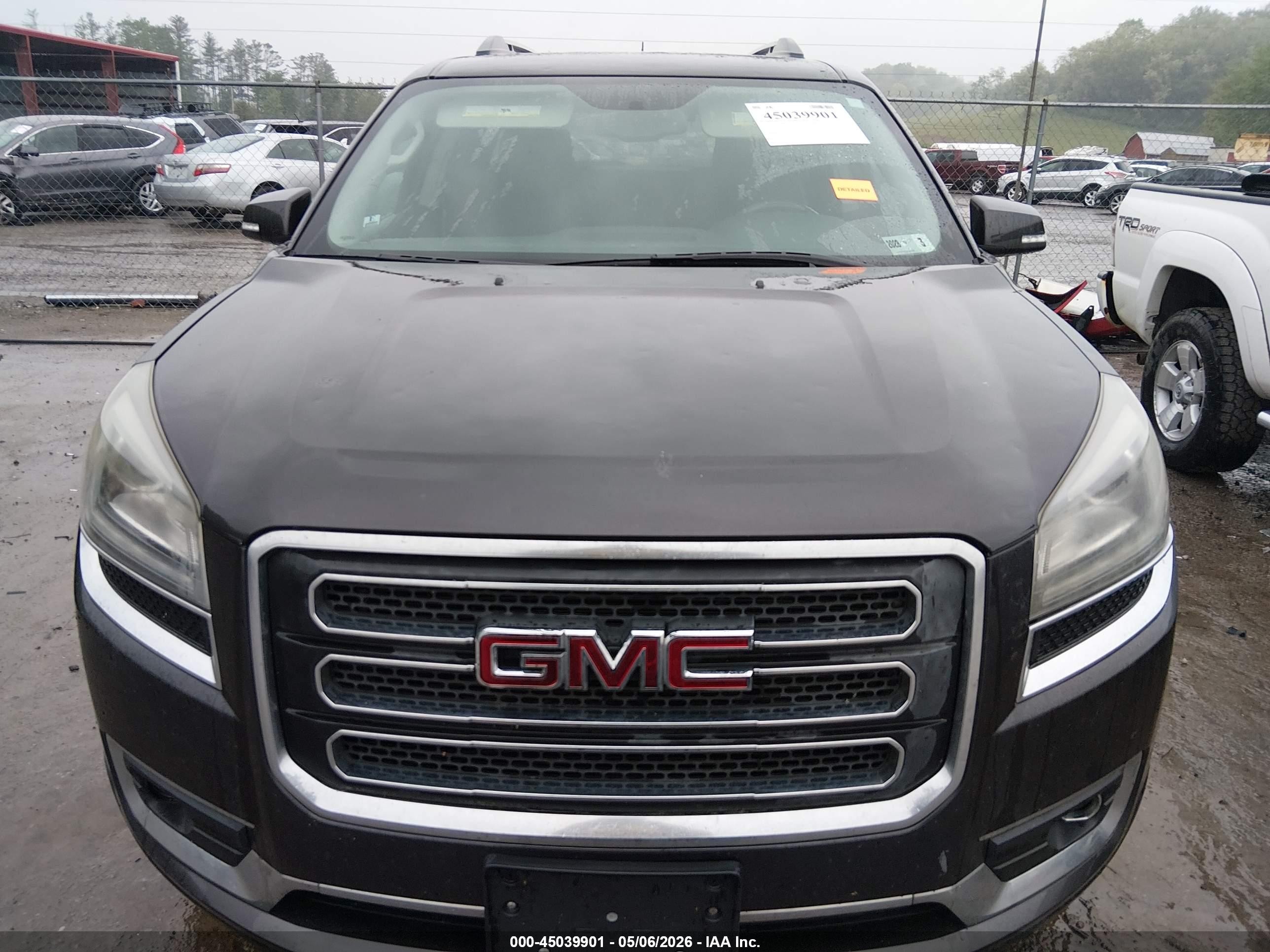 2014 Gmc Acadia Slt-1 Gray vin: 1GKKVRKD4EJ370212