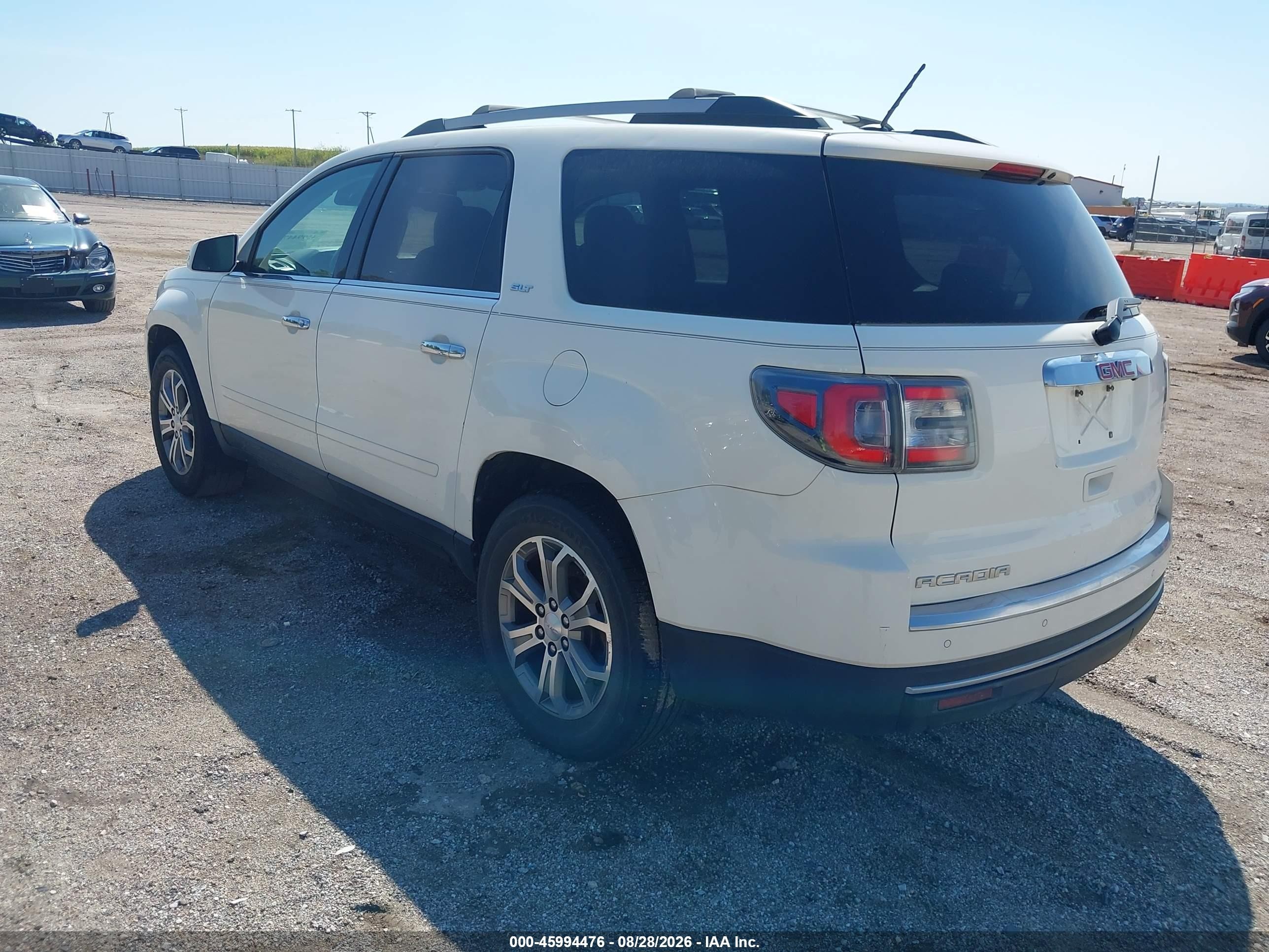 2015 Gmc Acadia Slt-1 White vin: 1GKKVRKD4FJ172117