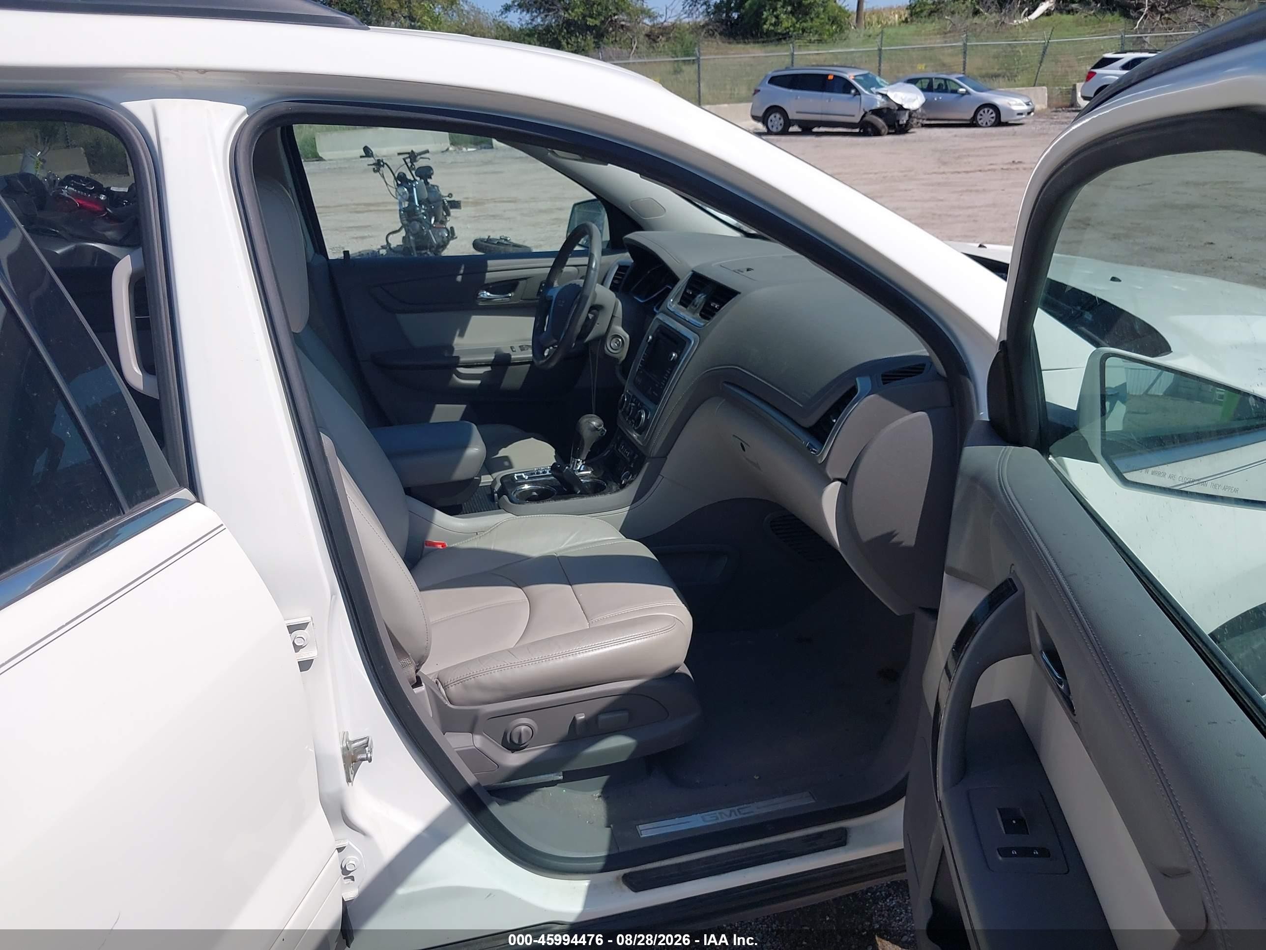 2015 Gmc Acadia Slt-1 White vin: 1GKKVRKD4FJ172117