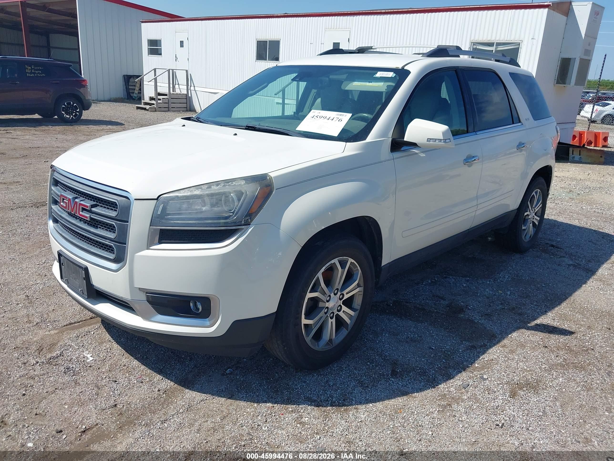 2015 Gmc Acadia Slt-1 White vin: 1GKKVRKD4FJ172117