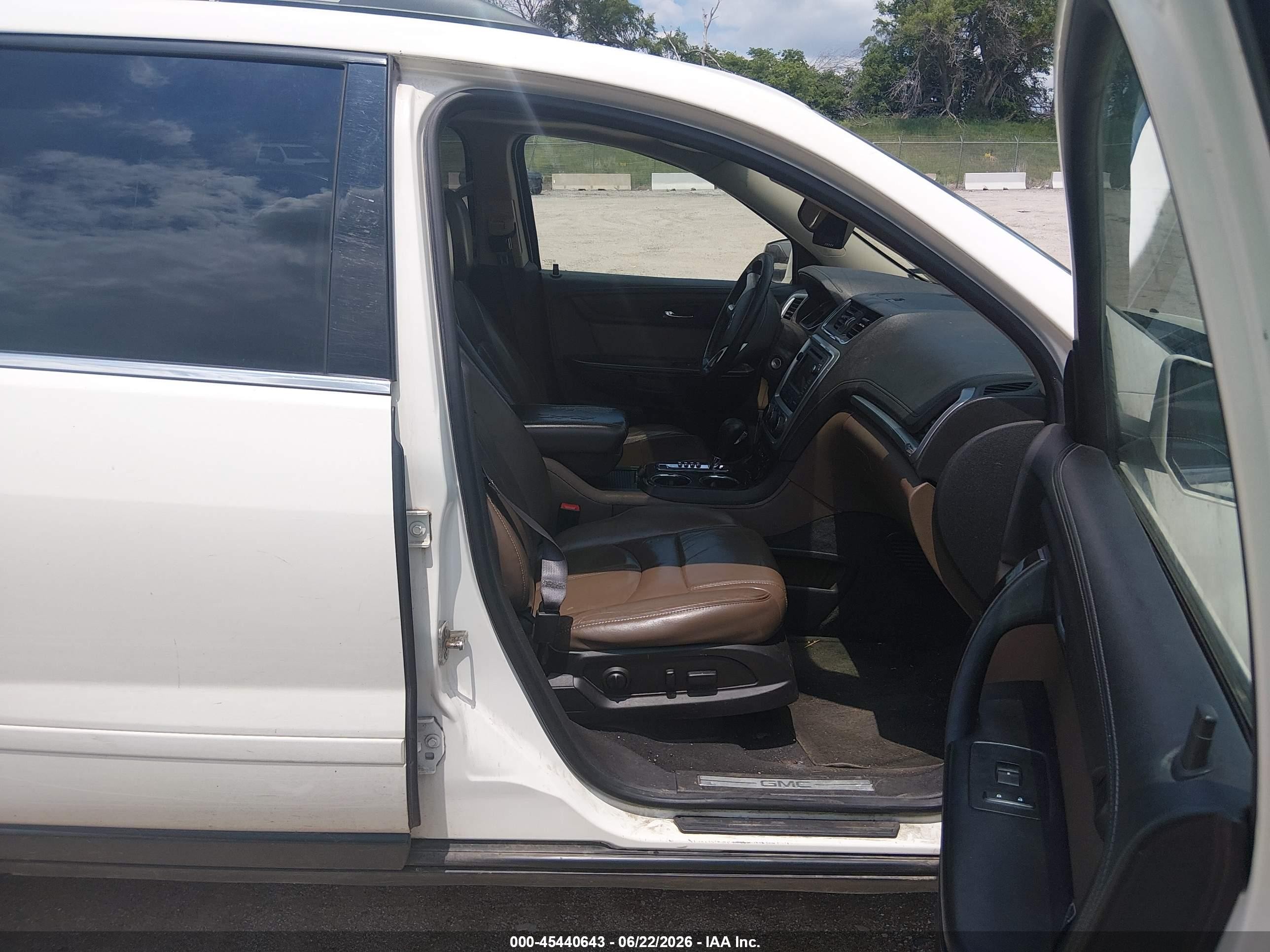 2015 Gmc Acadia Slt-1 White vin: 1GKKVRKD4FJ195042