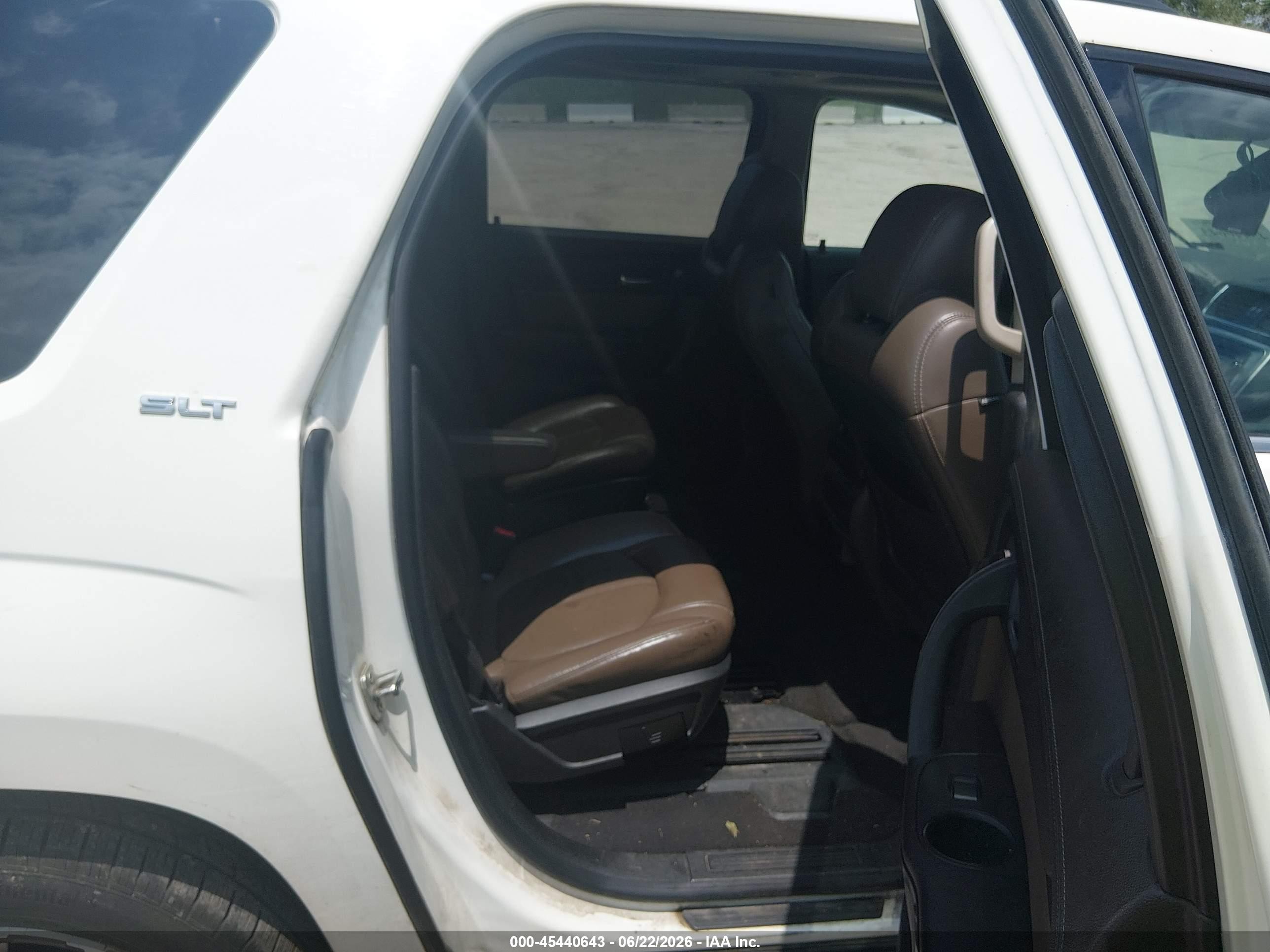 2015 Gmc Acadia Slt-1 White vin: 1GKKVRKD4FJ195042
