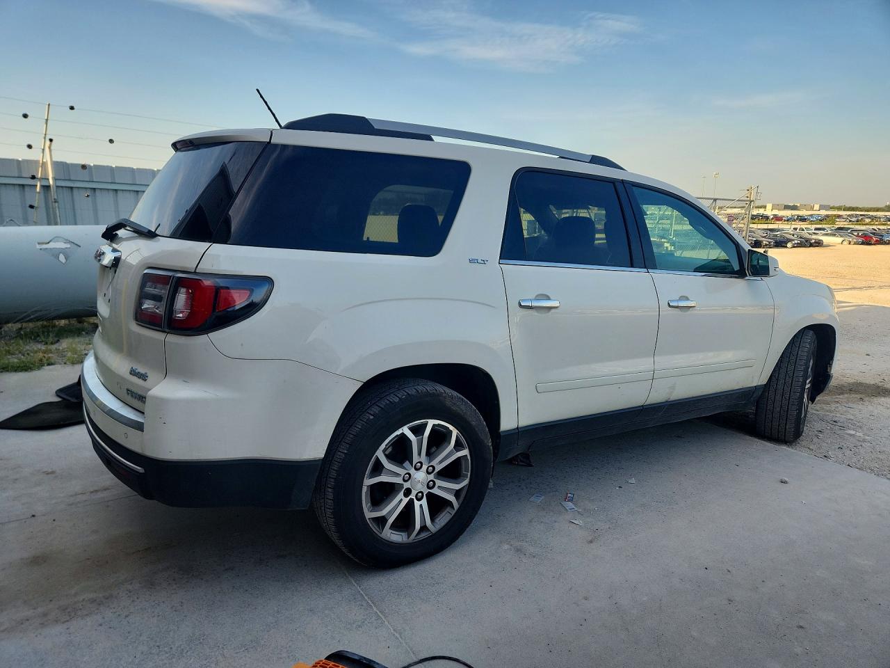 2015 Gmc Acadia Slt-1 White vin: 1GKKVRKD4FJ195042