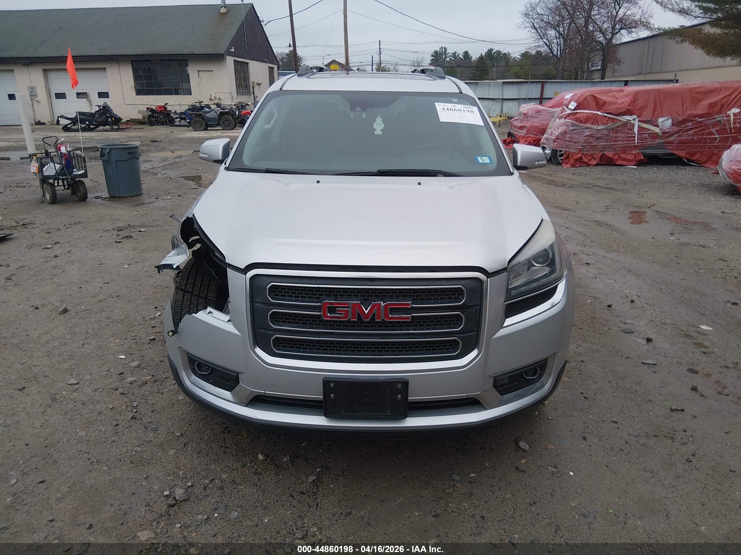 2015 Gmc Acadia Slt-1 Серебряный vin: 1GKKVRKD4FJ204404