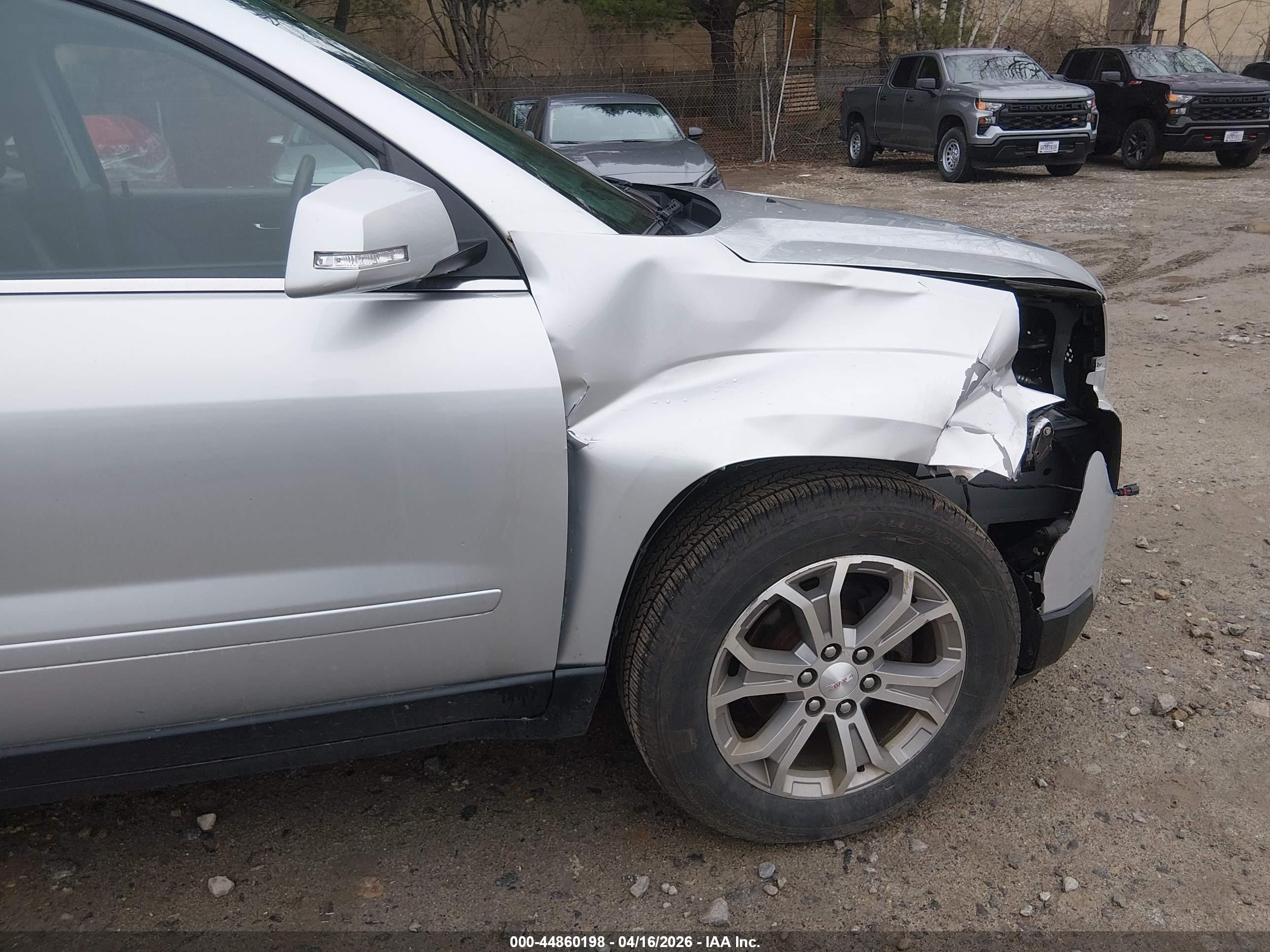 2015 Gmc Acadia Slt-1 Серебряный vin: 1GKKVRKD4FJ204404