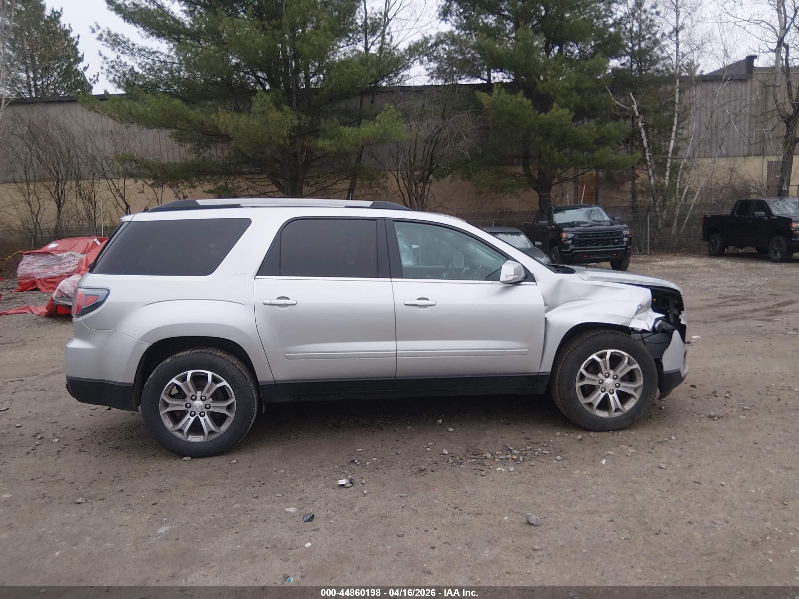 2015 Gmc Acadia Slt-1 Серебряный vin: 1GKKVRKD4FJ204404