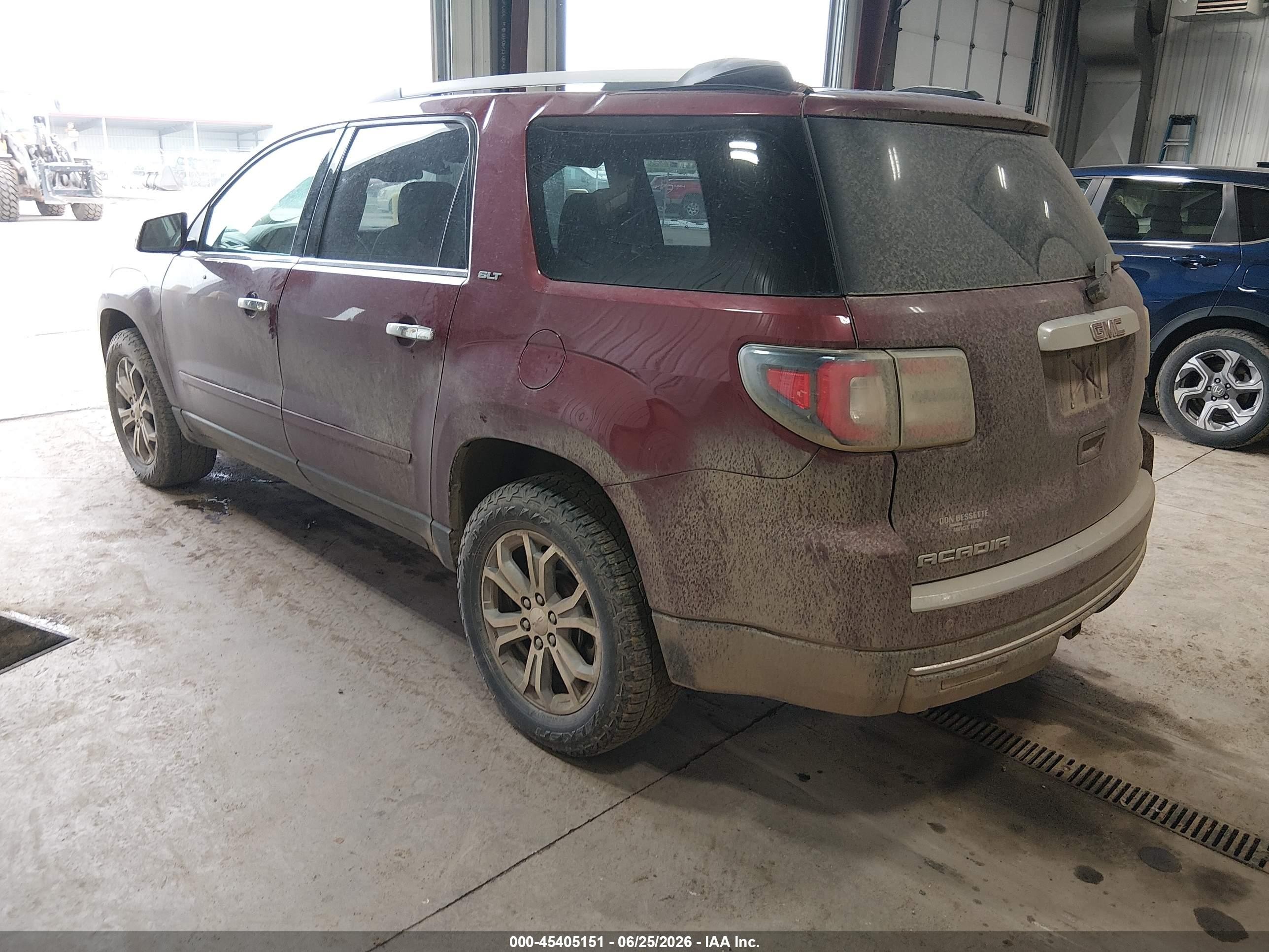 2015 Gmc Acadia Slt-1 Maroon vin: 1GKKVRKD4FJ241176