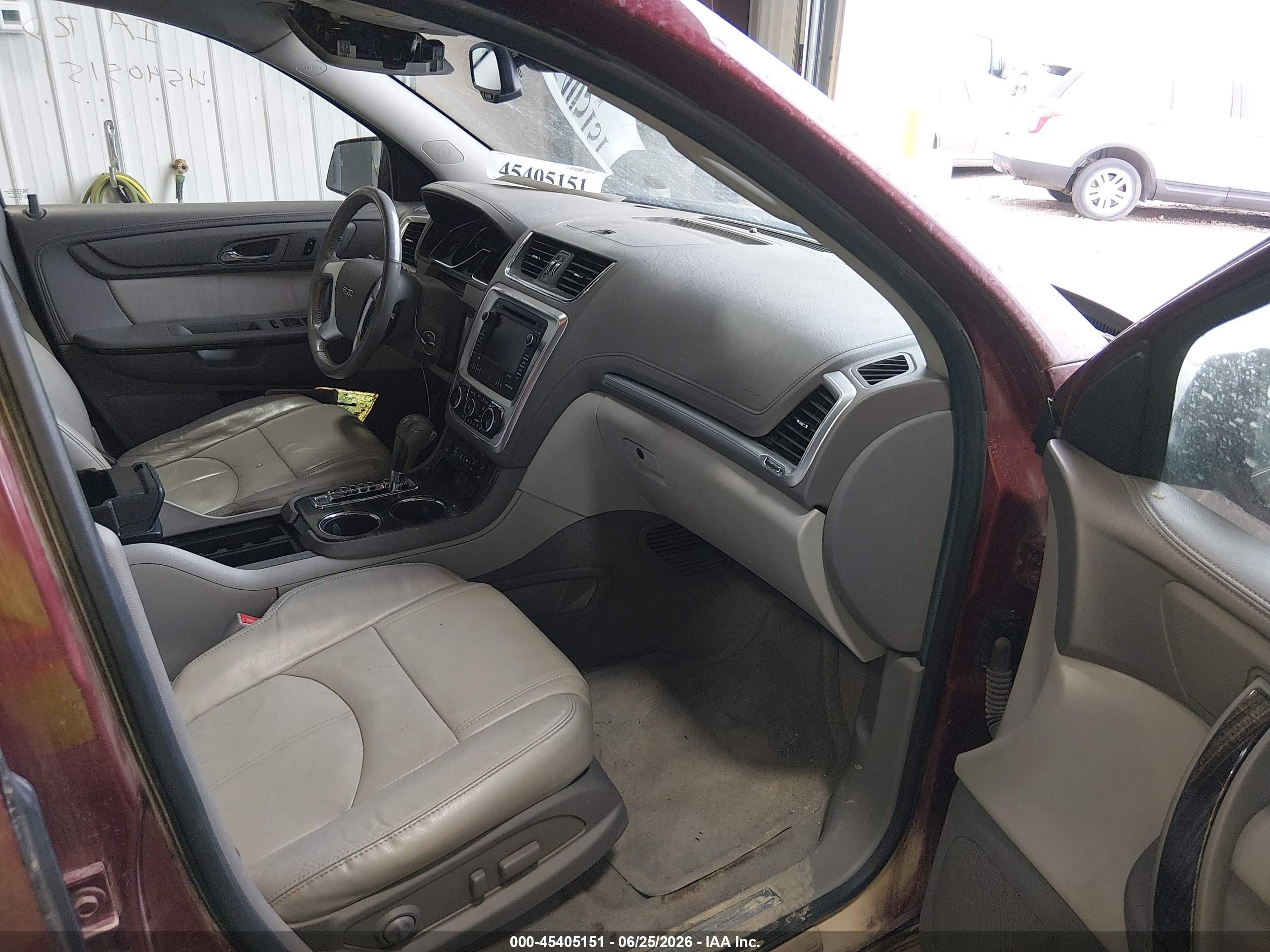 2015 Gmc Acadia Slt-1 Maroon vin: 1GKKVRKD4FJ241176