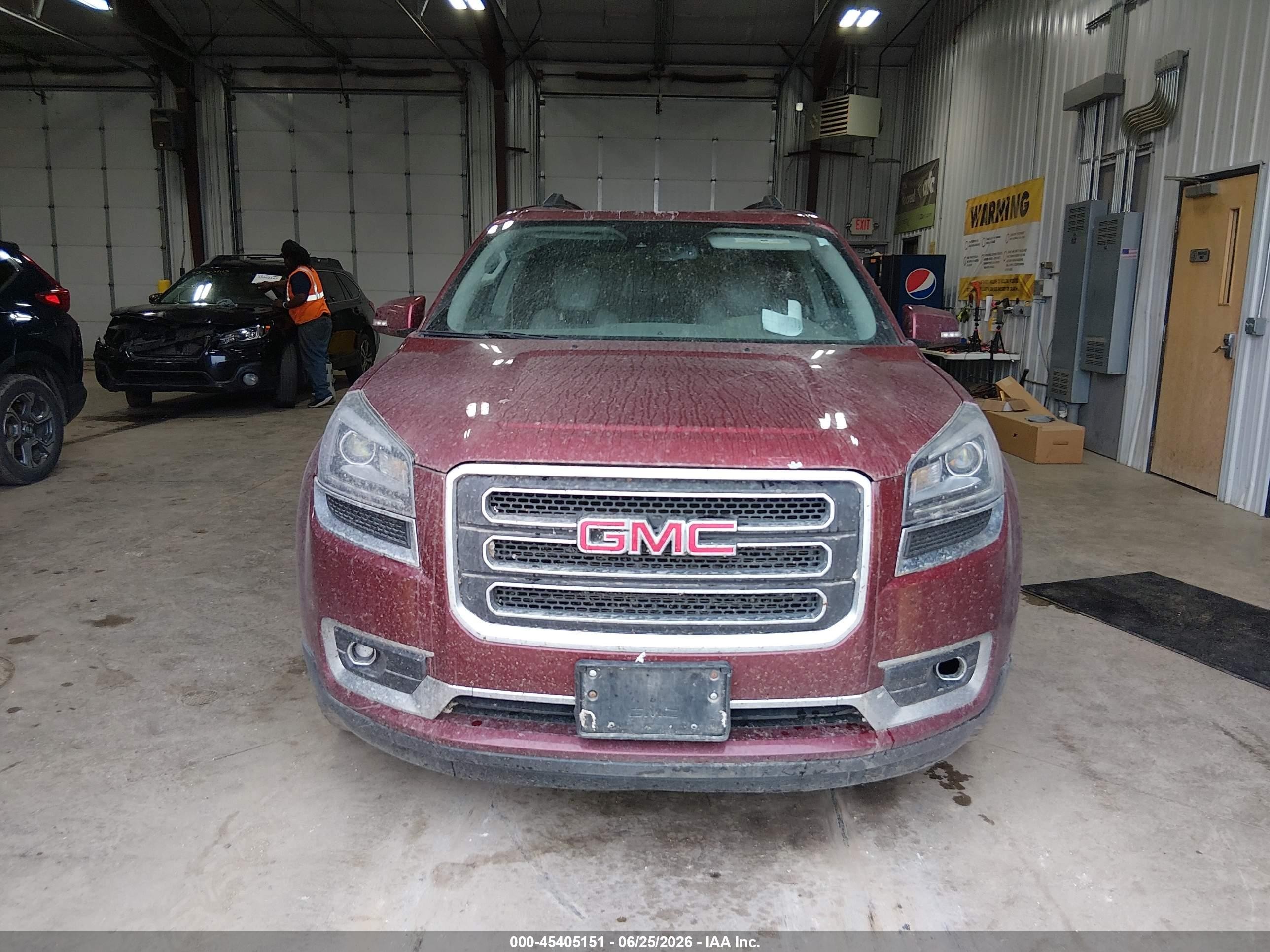 2015 Gmc Acadia Slt-1 Maroon vin: 1GKKVRKD4FJ241176