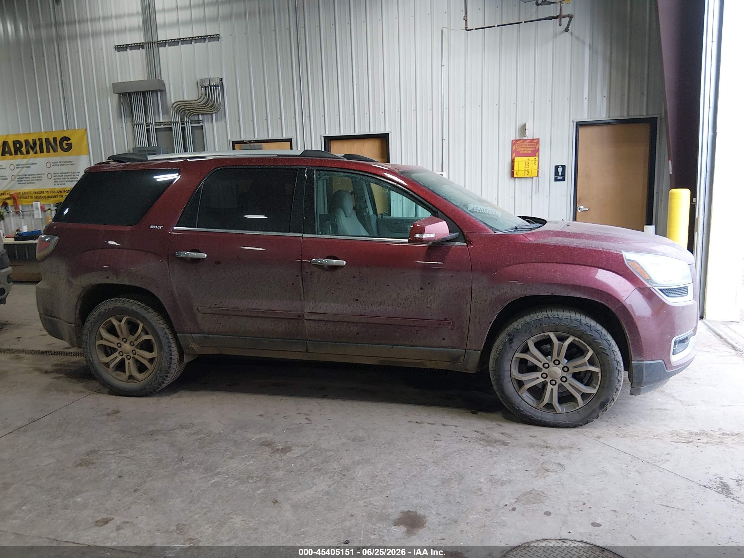 2015 Gmc Acadia Slt-1 Maroon vin: 1GKKVRKD4FJ241176