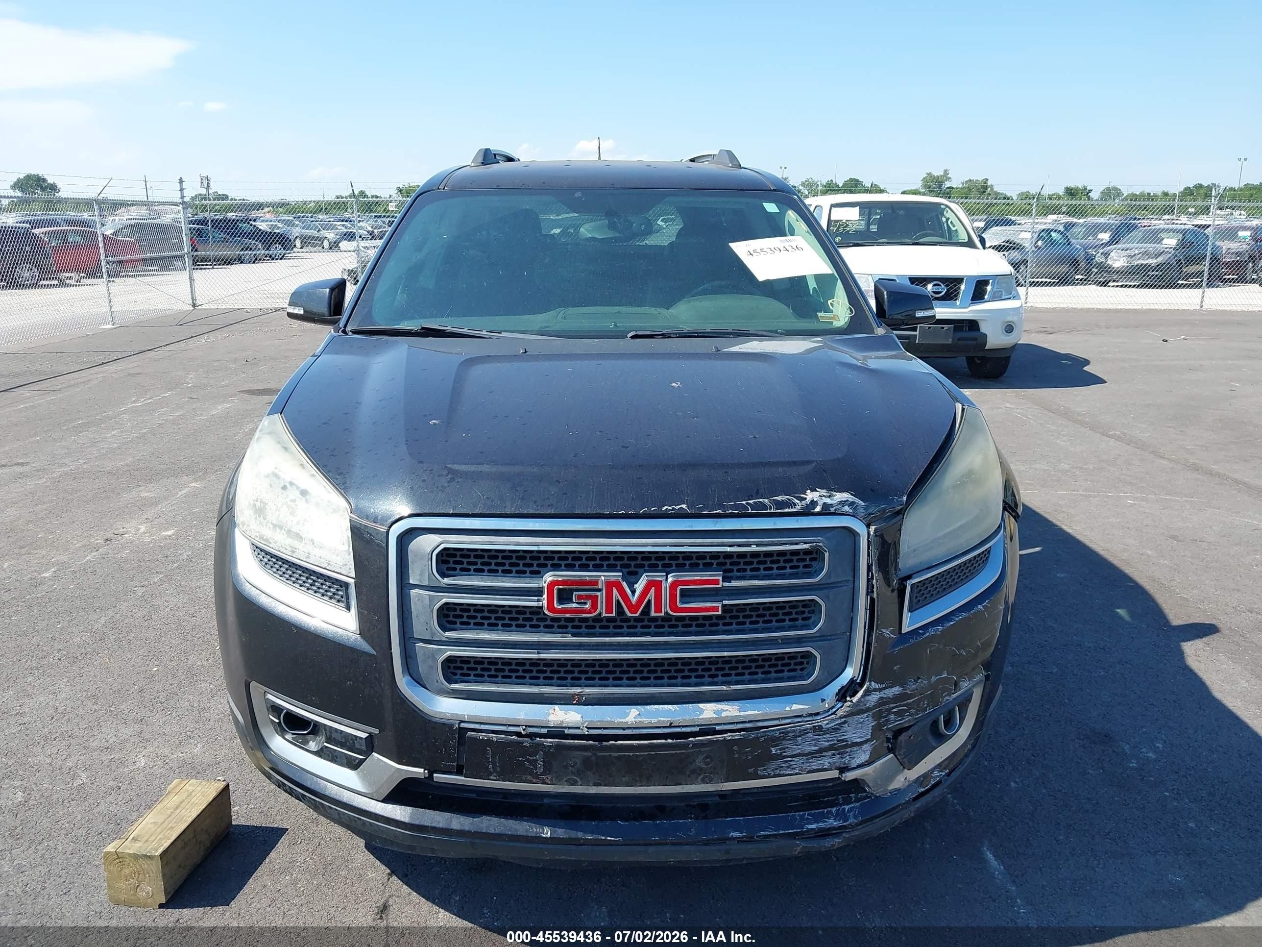2015 Gmc Acadia Slt-1 Black vin: 1GKKVRKD4FJ287820