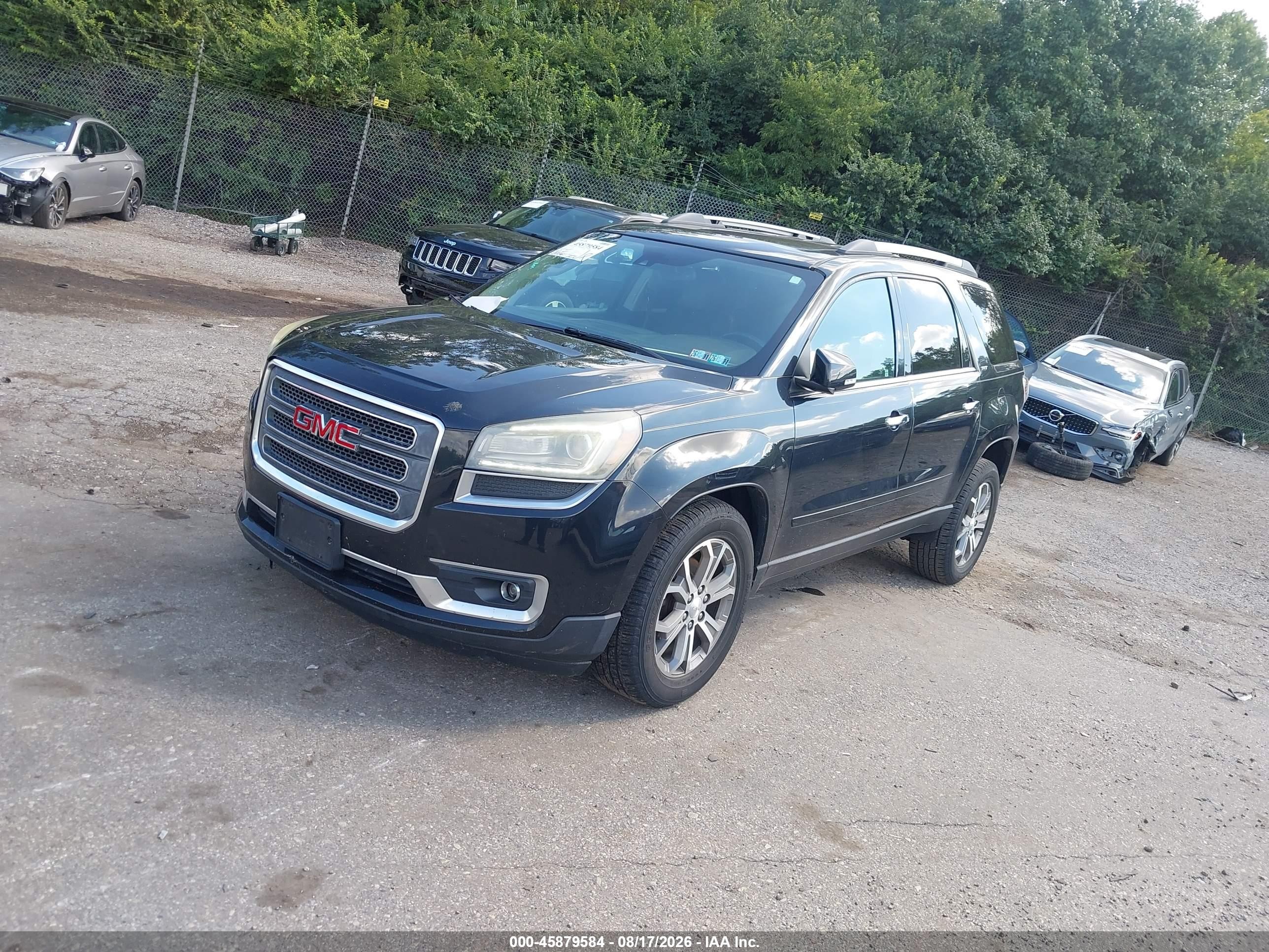 2015 Gmc Acadia Slt Черный vin: 1GKKVRKD4FJ320413