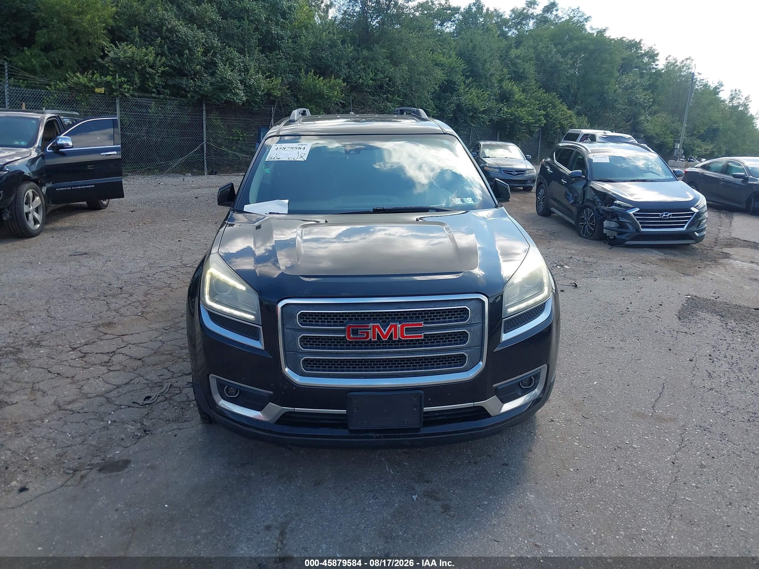 2015 Gmc Acadia Slt Черный vin: 1GKKVRKD4FJ320413