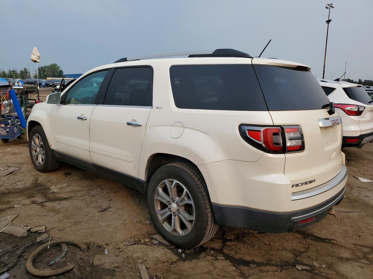 2015 Gmc Acadia Slt-1 White vin: 1GKKVRKD4FJ324445