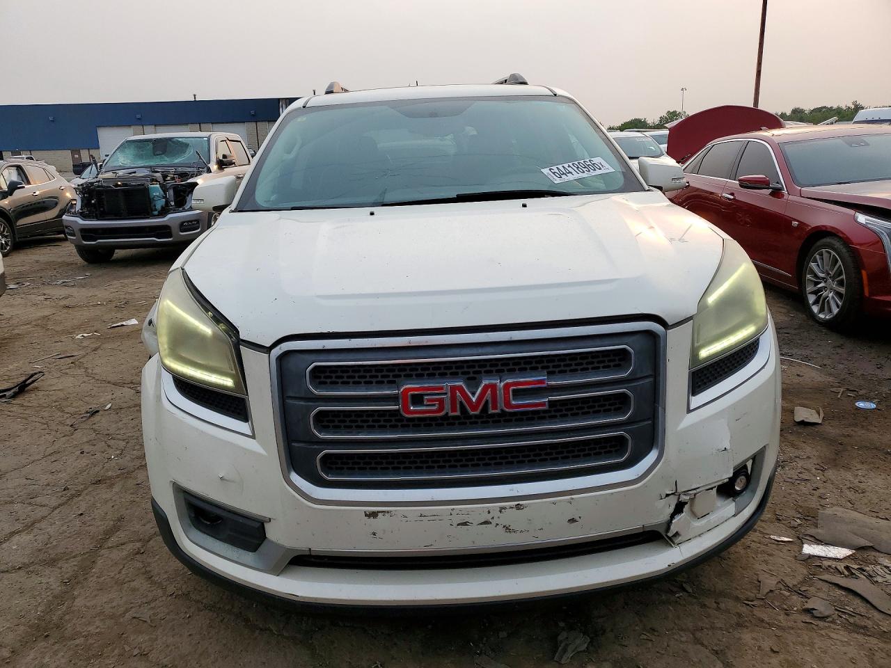 2015 Gmc Acadia Slt-1 White vin: 1GKKVRKD4FJ324445