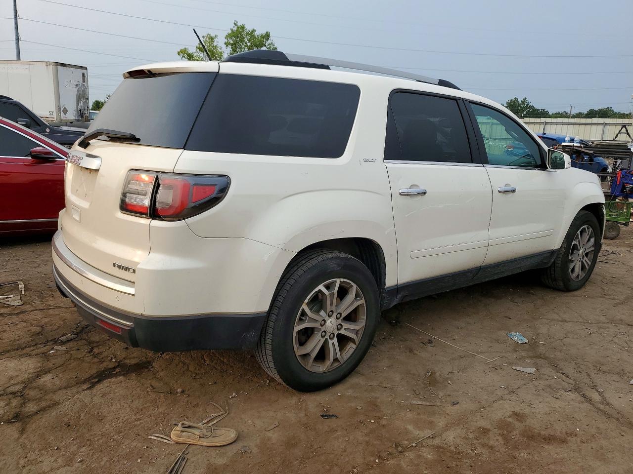 2015 Gmc Acadia Slt-1 White vin: 1GKKVRKD4FJ324445
