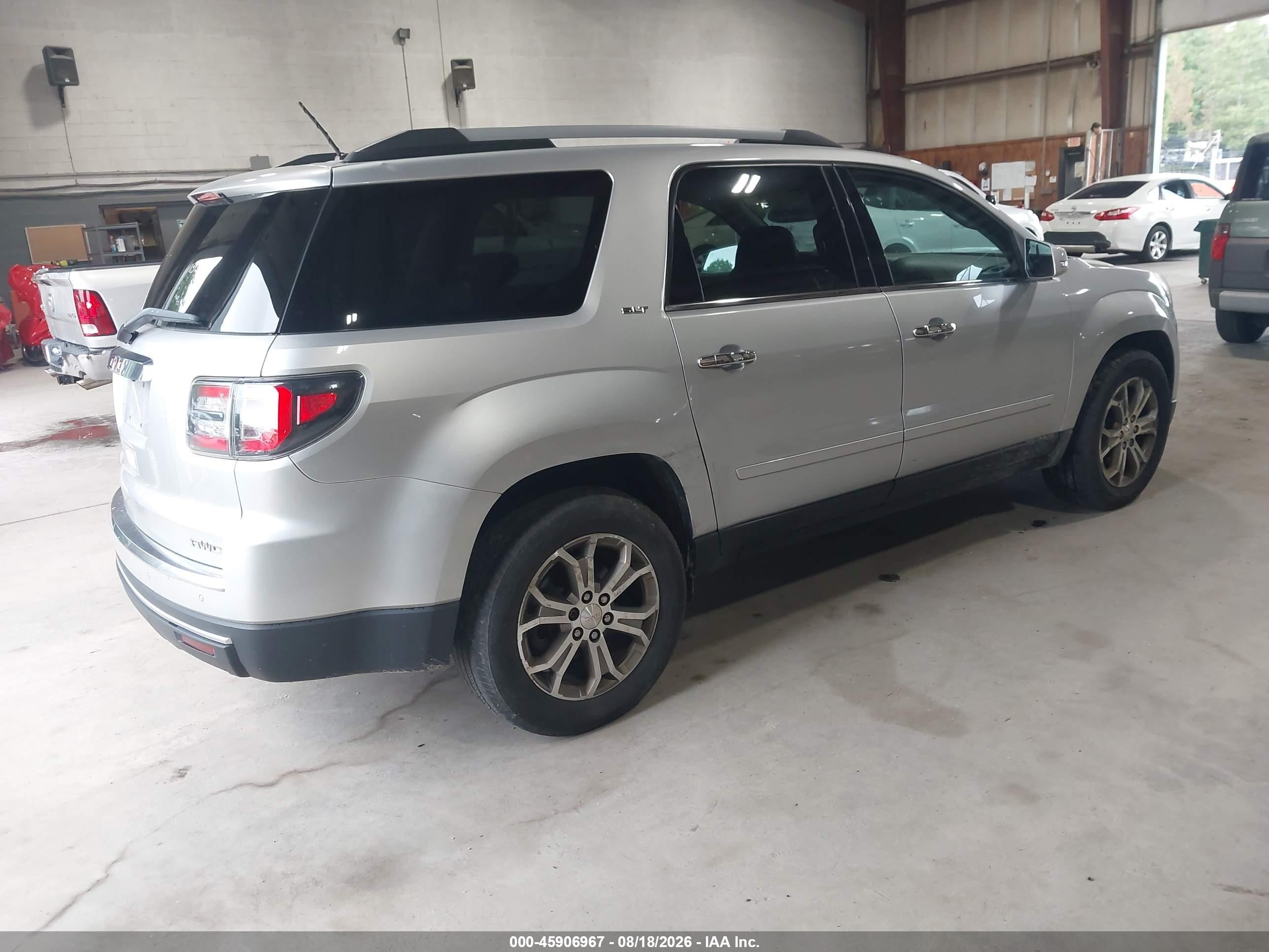 2015 Gmc Acadia Slt Silver vin: 1GKKVRKD4FJ324641